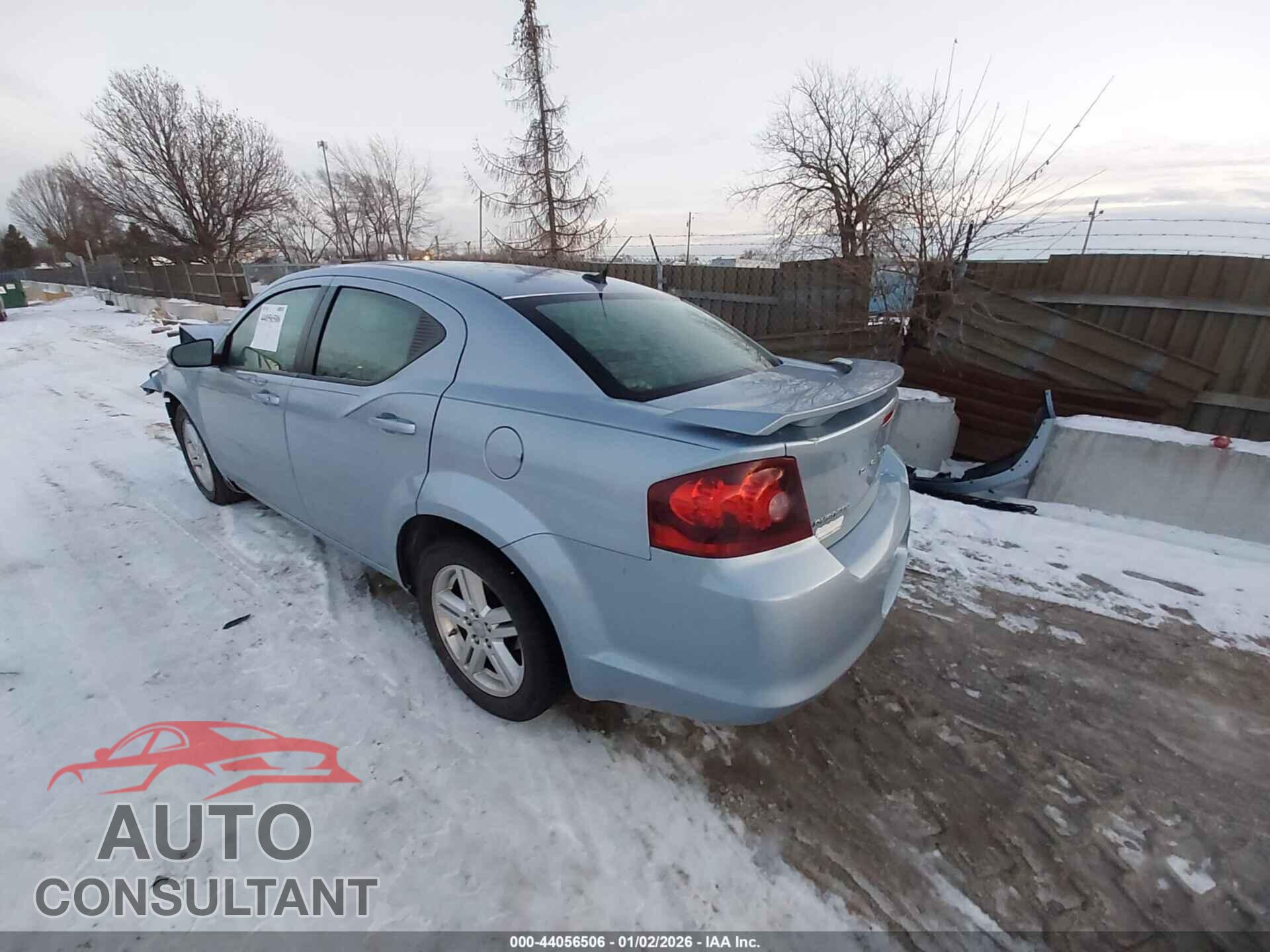 DODGE AVENGER 2013 - 1C3CDZAG6DN581602