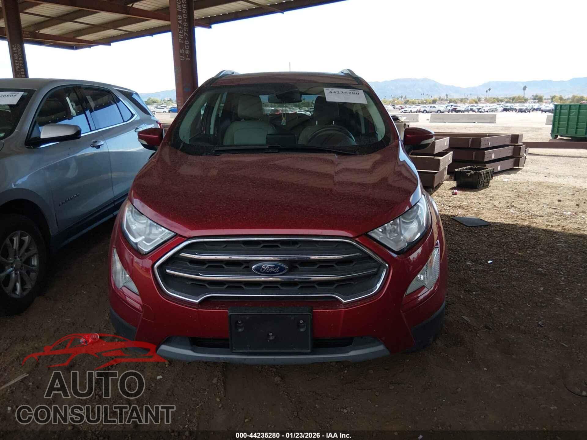 FORD ECOSPORT 2021 - MAJ6S3KL4MC409819