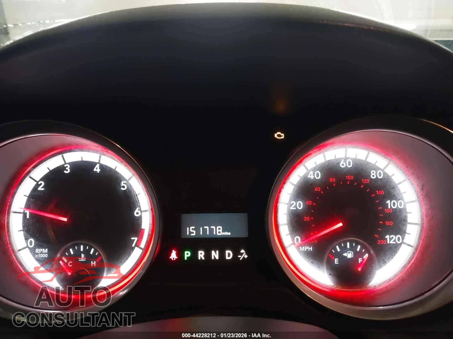 DODGE GRAND CARAVAN 2012 - 2C4RDGBG9CR183343