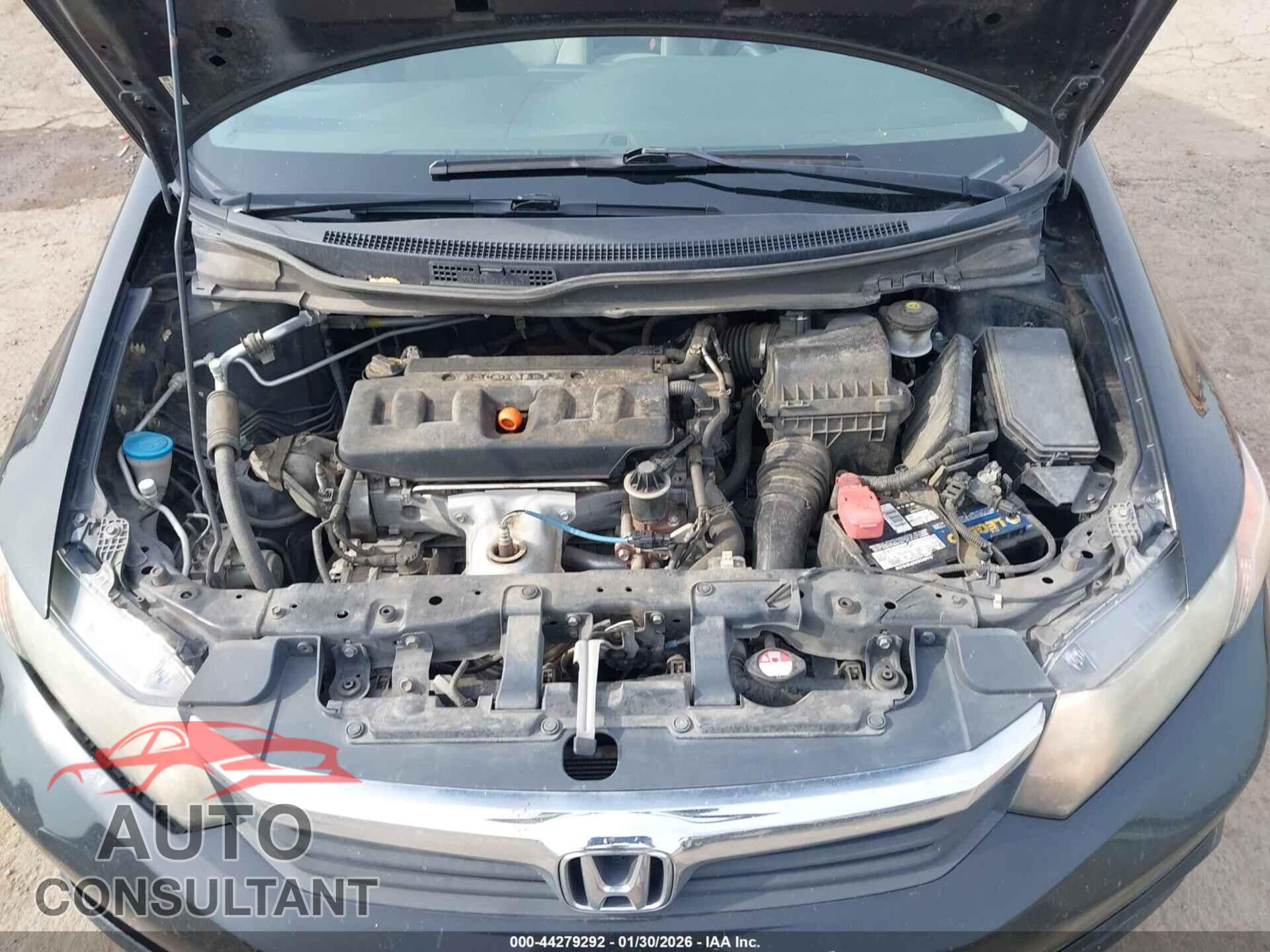 HONDA CIVIC 2012 - 19XFB2F89CE365124