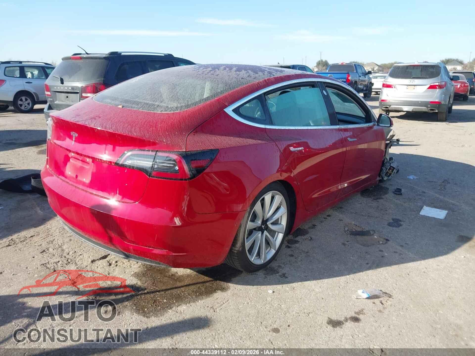 TESLA MODEL 3 2018 - 5YJ3E1EA6JF037689