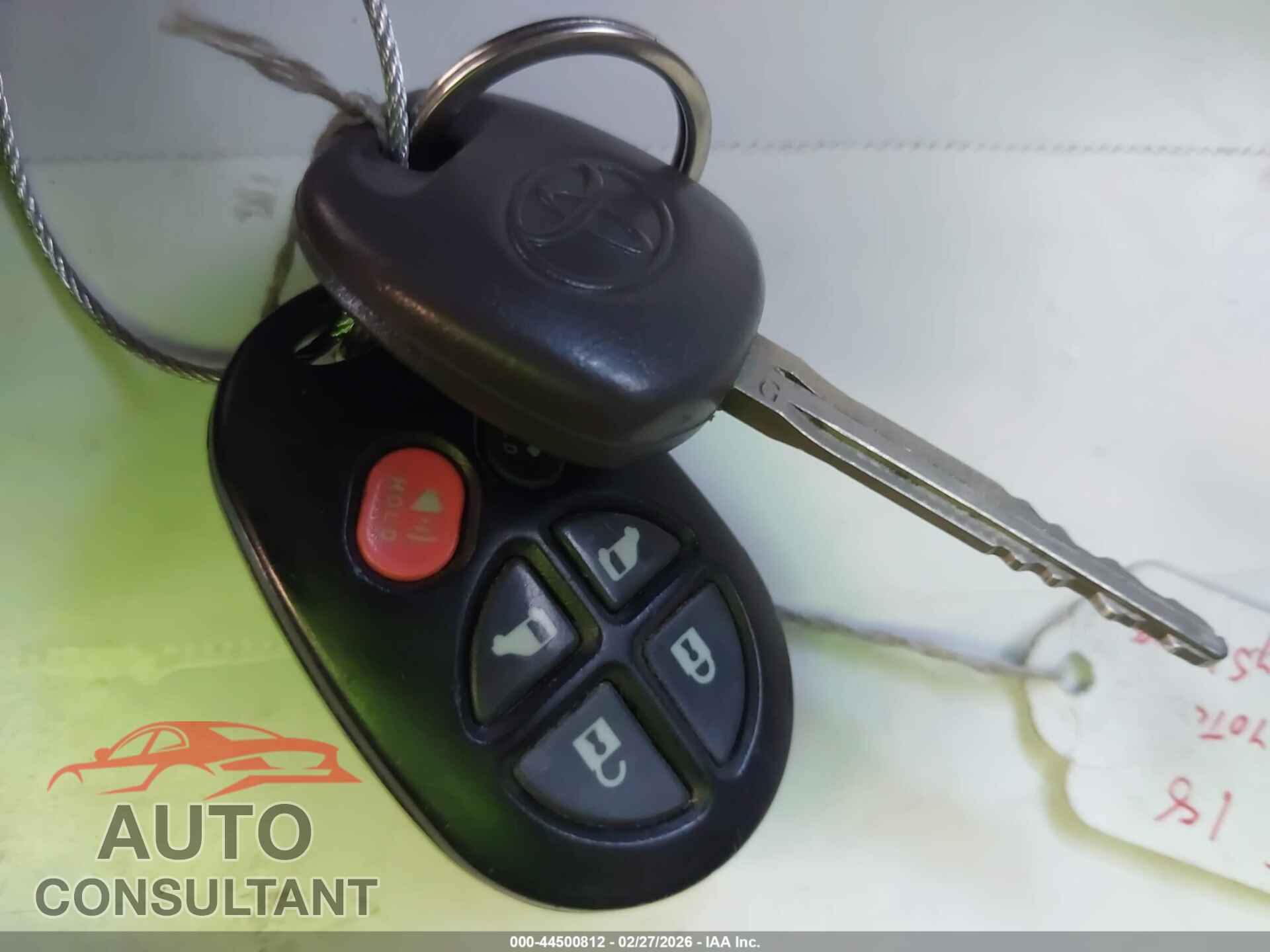 TOYOTA SIENNA 2012 - 5TDYK3DC1CS228495