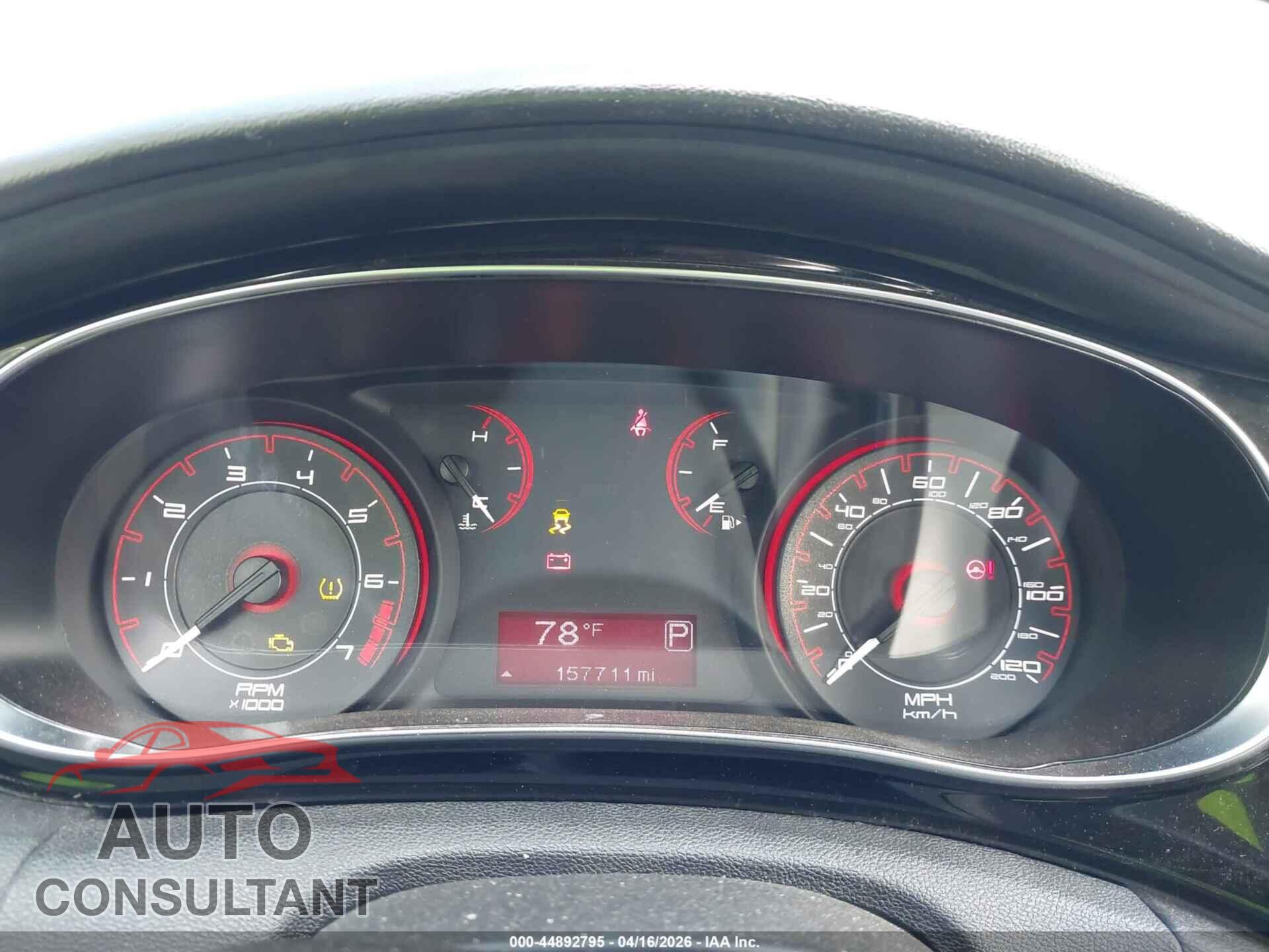 DODGE DART 2013 - 1C3CDFBA3DD708126