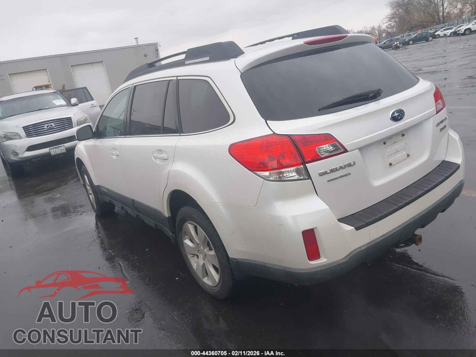 SUBARU OUTBACK 2011 - 4S4BREAC0B2317252