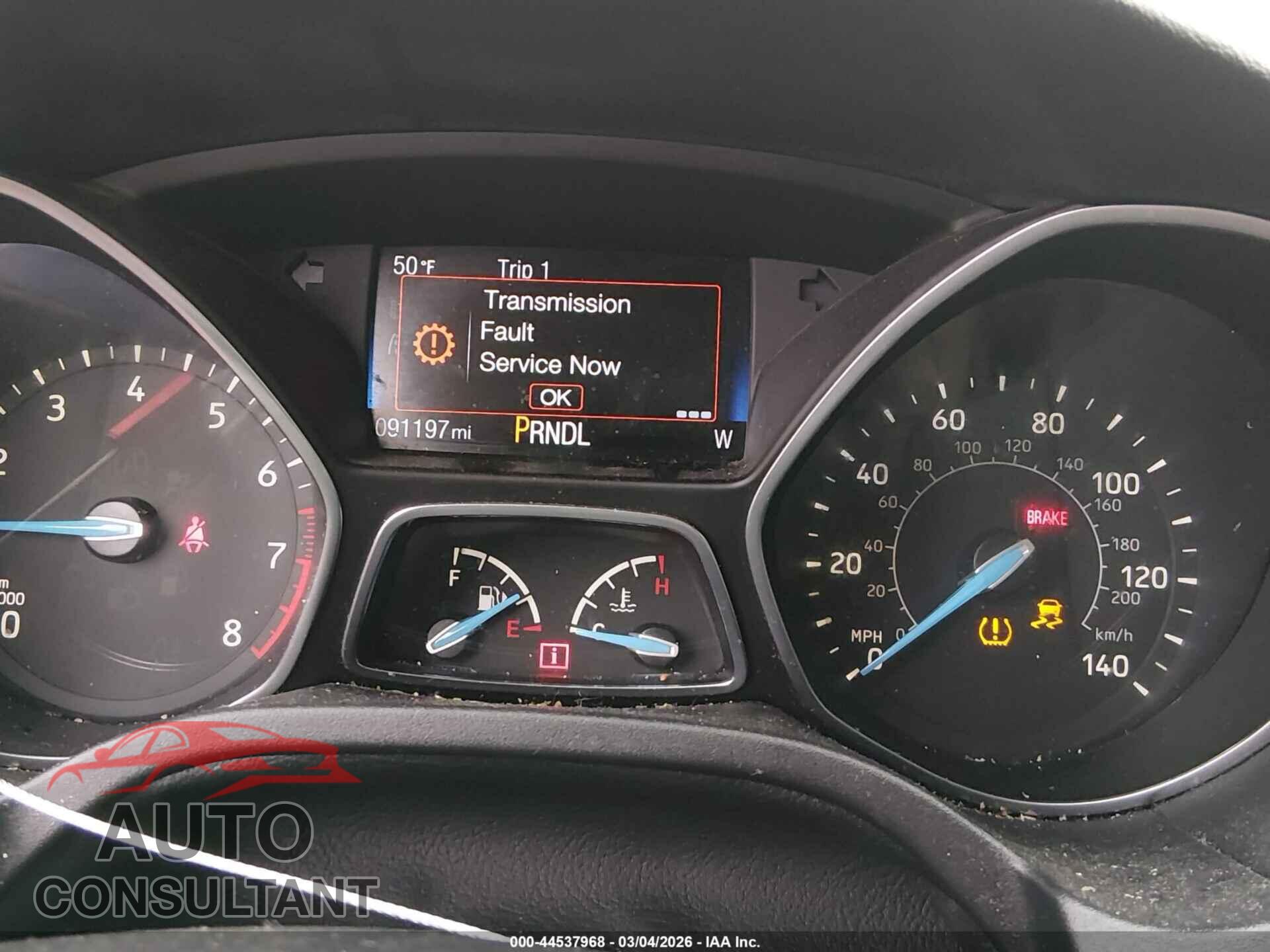 FORD FOCUS 2017 - 1FADP3F22HL318869