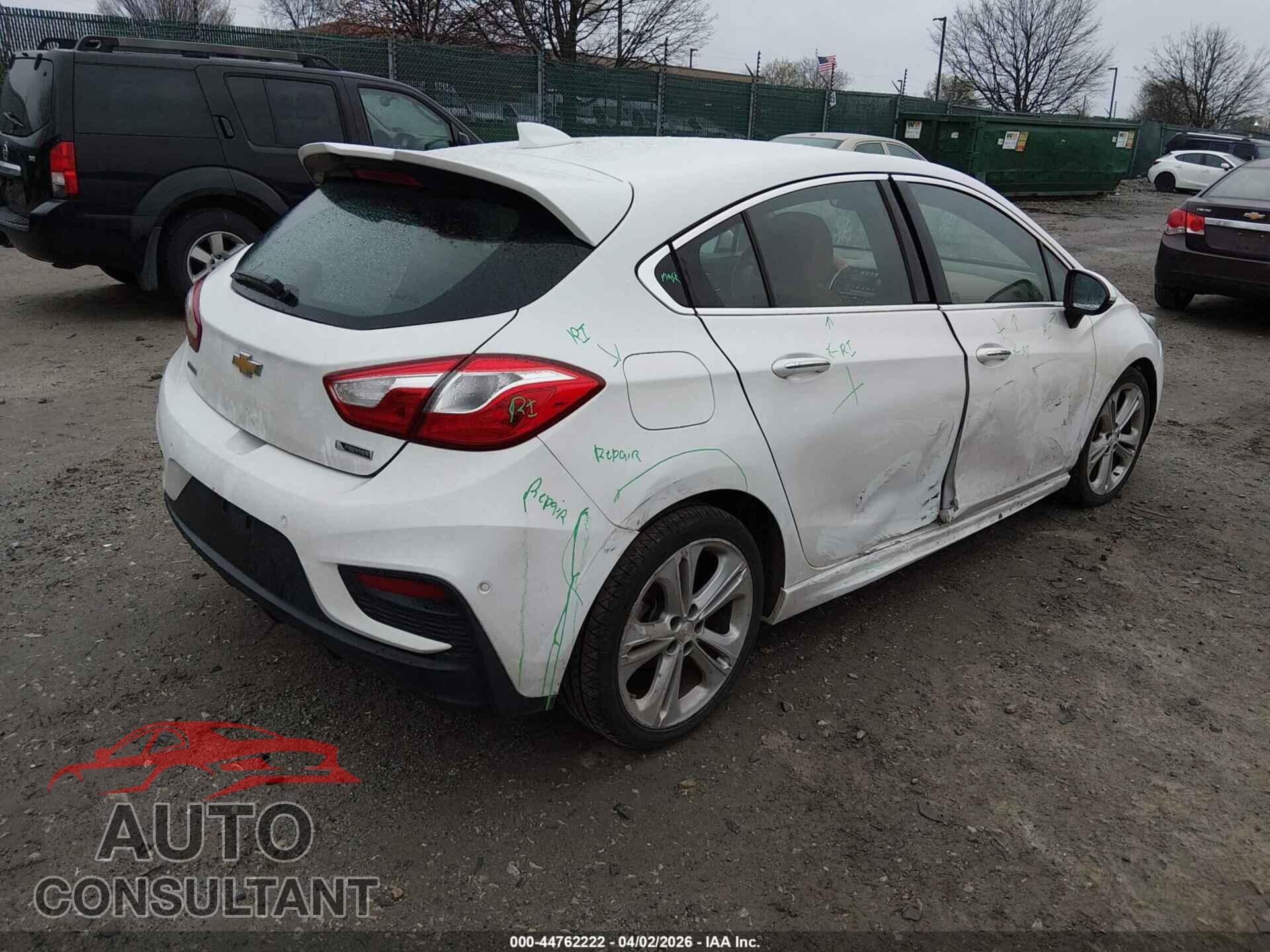 CHEVROLET CRUZE 2017 - 3G1BF6SM2HS612949
