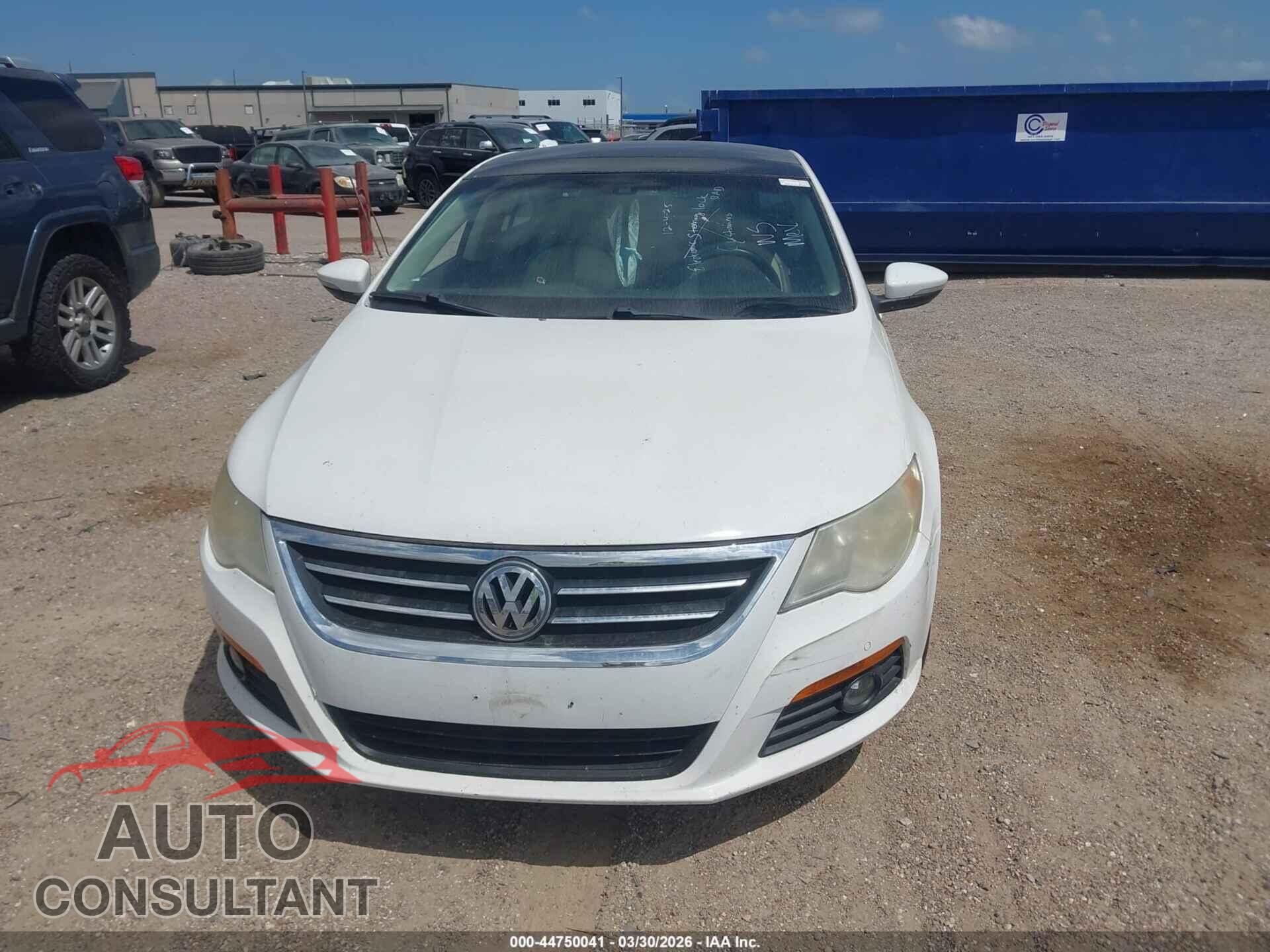 VOLKSWAGEN CC 2009 - WVWHL73C19E512049