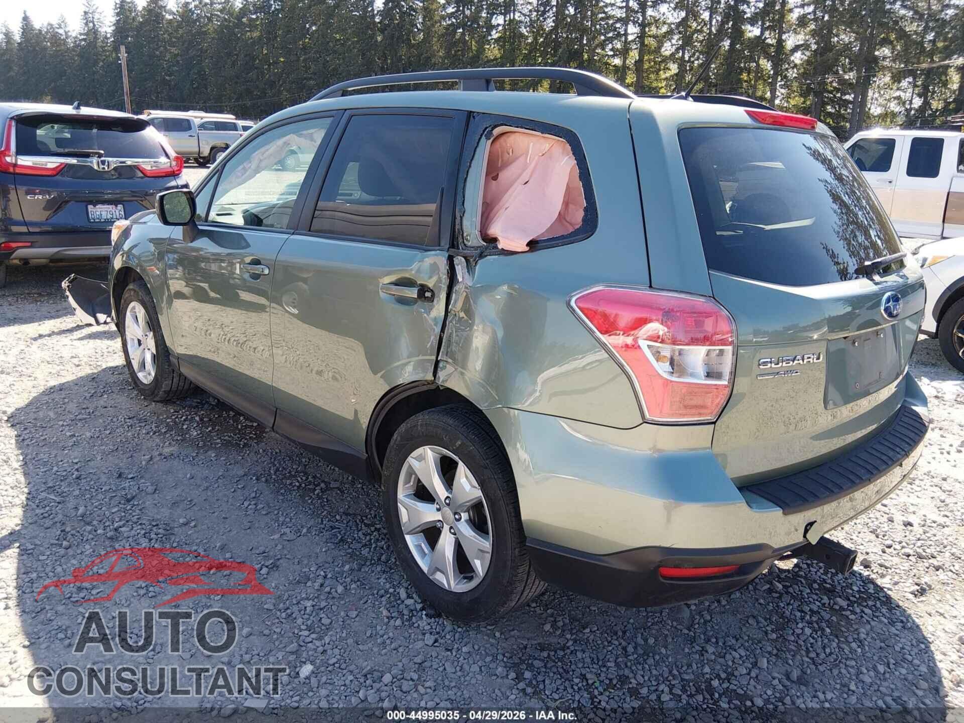 SUBARU FORESTER 2015 - JF2SJADC2FH807521