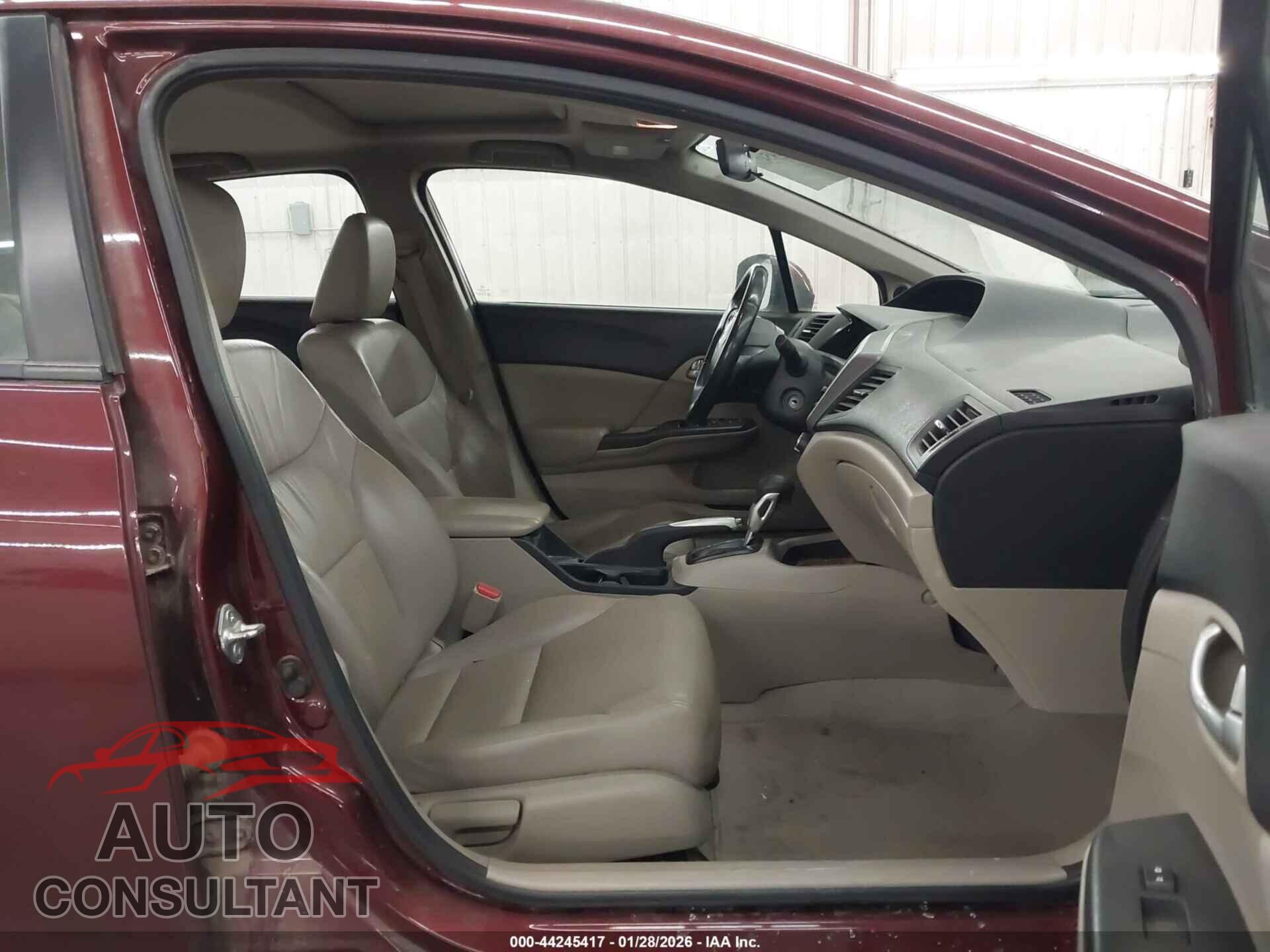 HONDA CIVIC 2012 - 19XFB2F95CE038034
