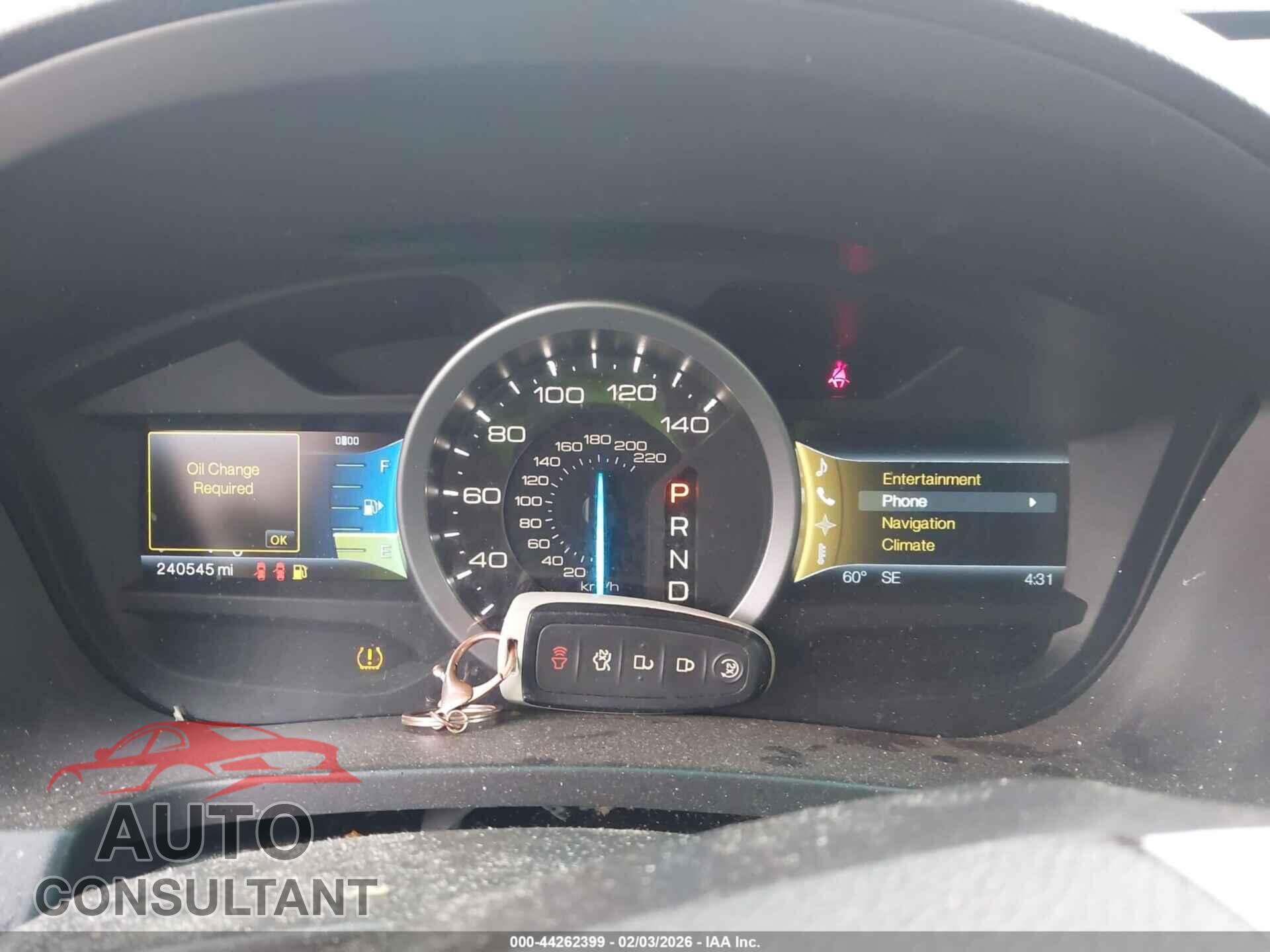 FORD EXPLORER 2011 - 1FMHK8F84BGA79431
