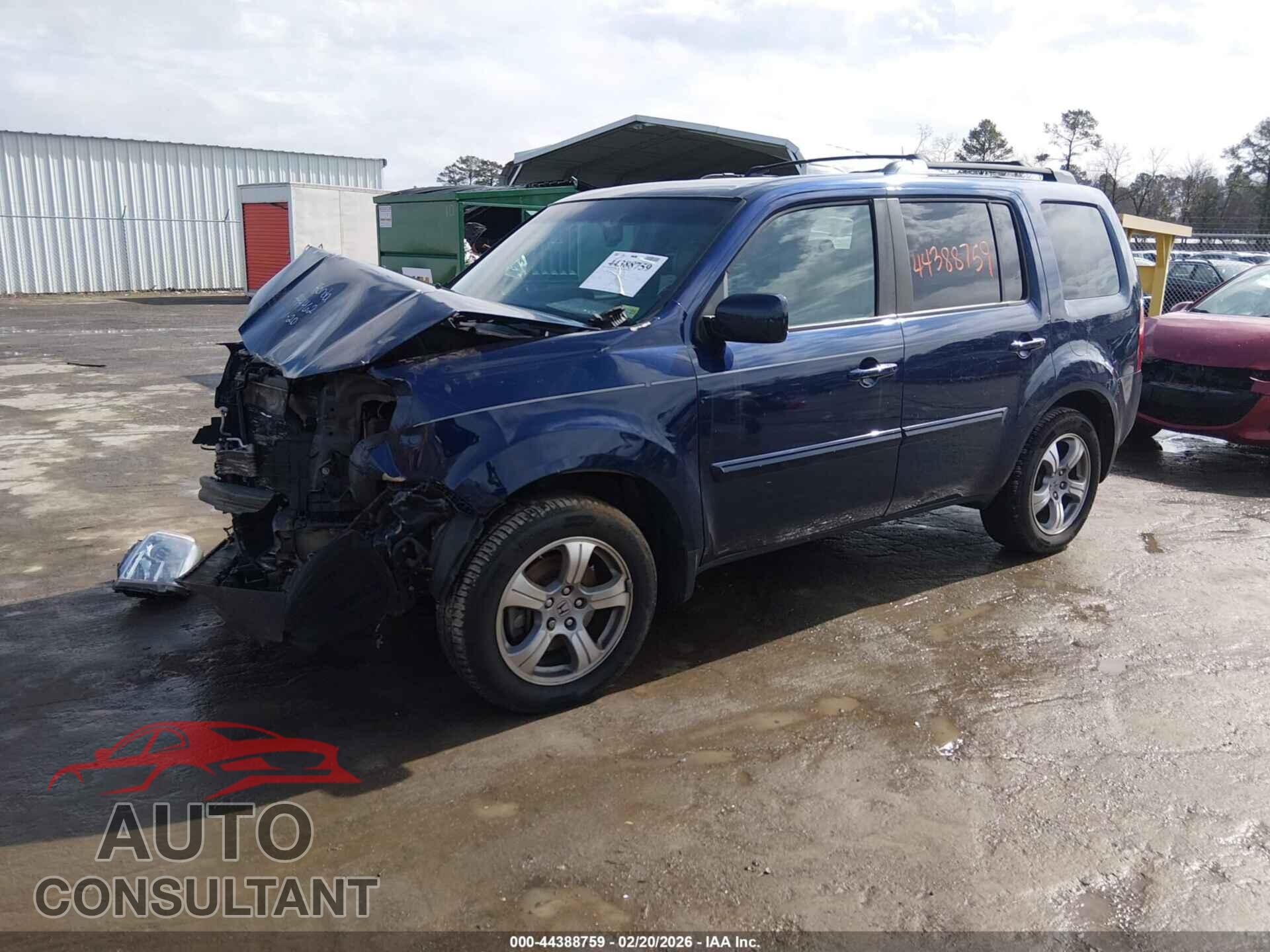 HONDA PILOT 2013 - 5FNYF4H63DB016864