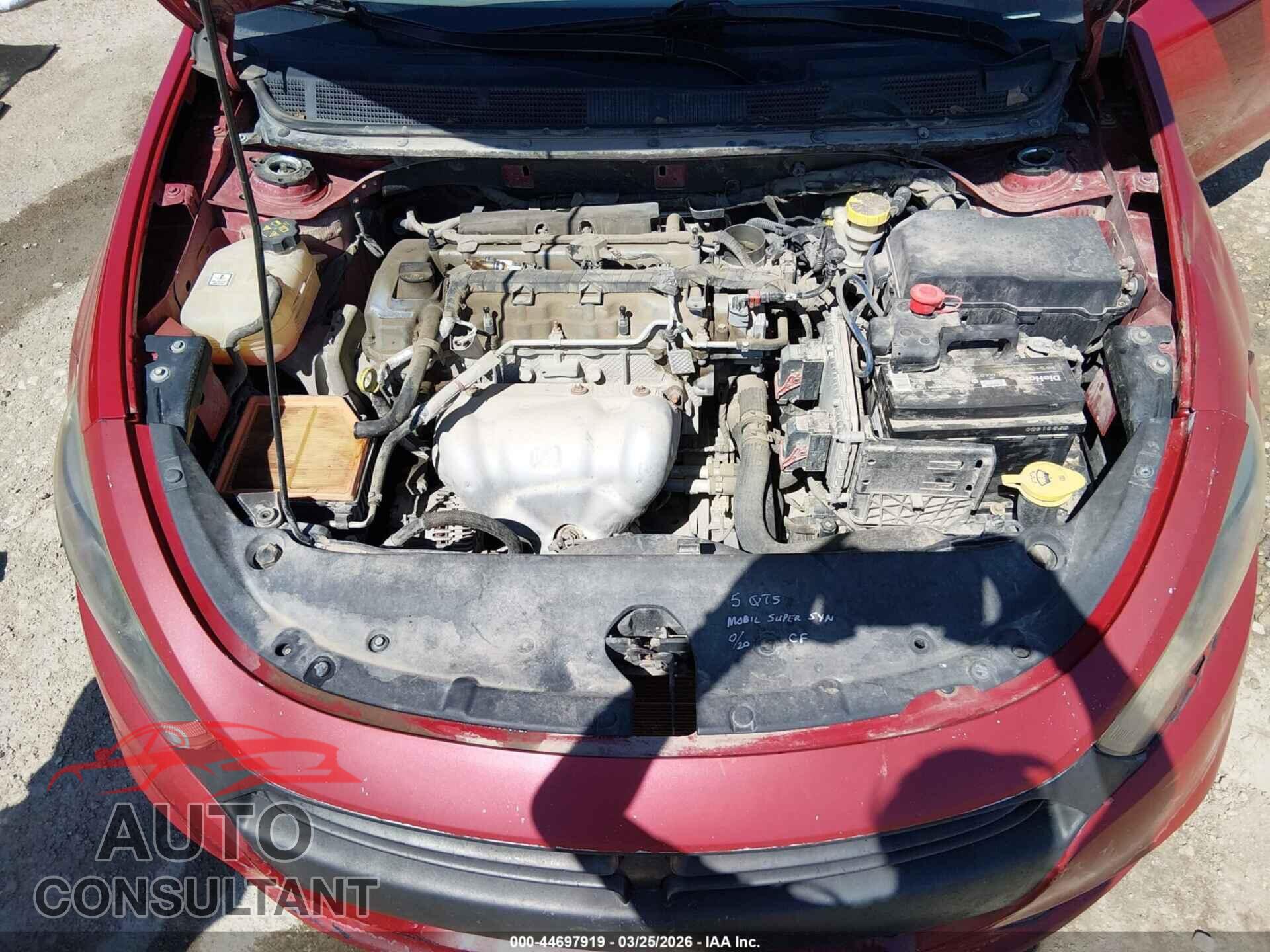 DODGE DART 2013 - 1C3CDFBA3DD322211