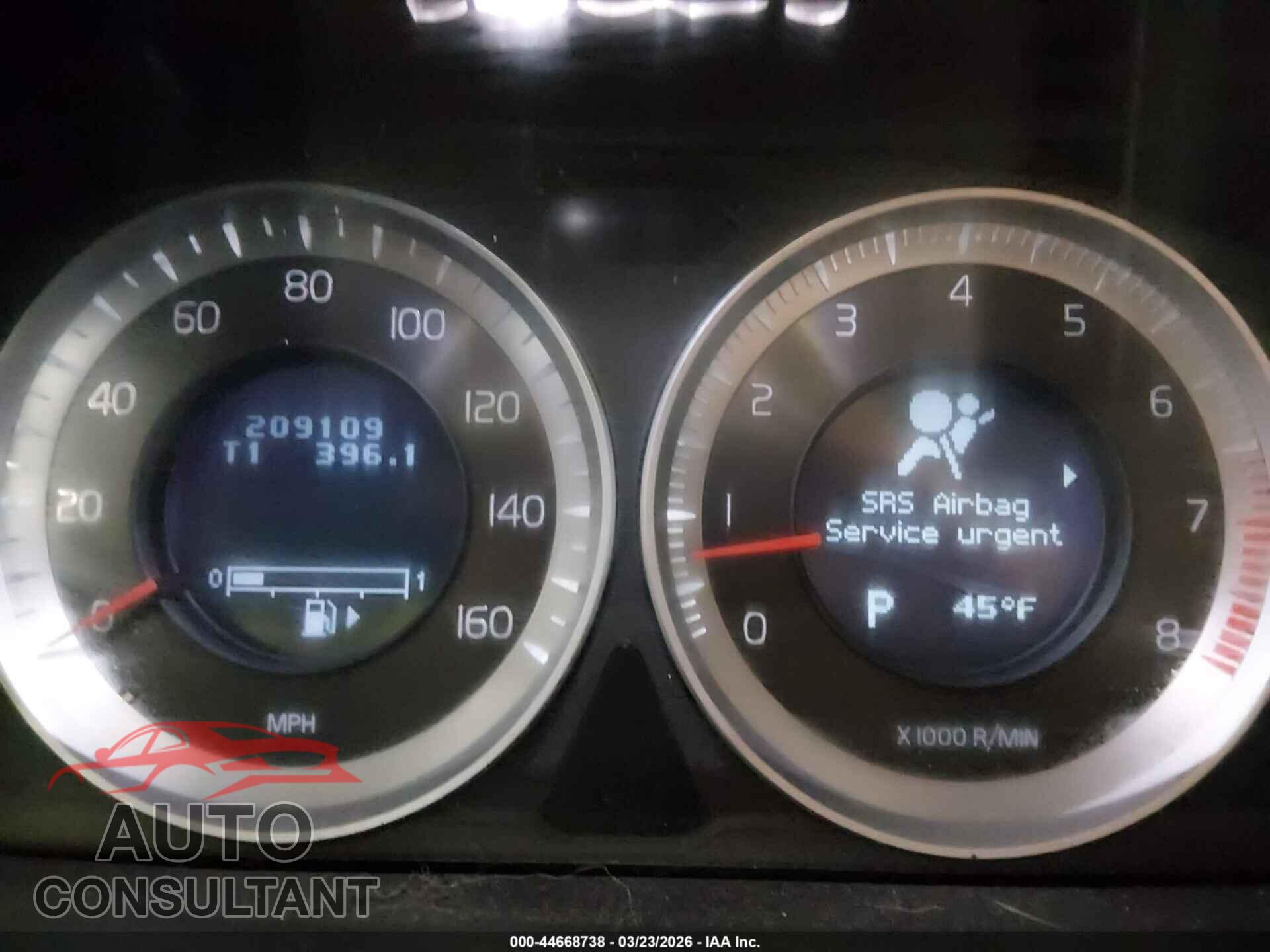 VOLVO S60 2013 - YV1612FS1D2230923