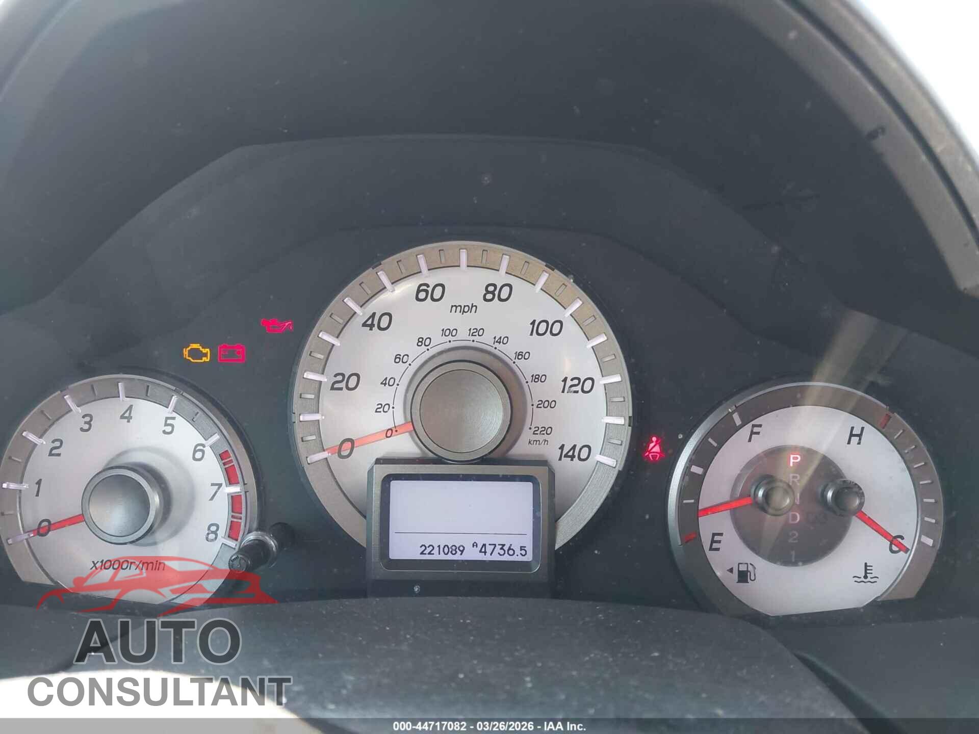 HONDA PILOT 2013 - 5FNYF4H95DB020067