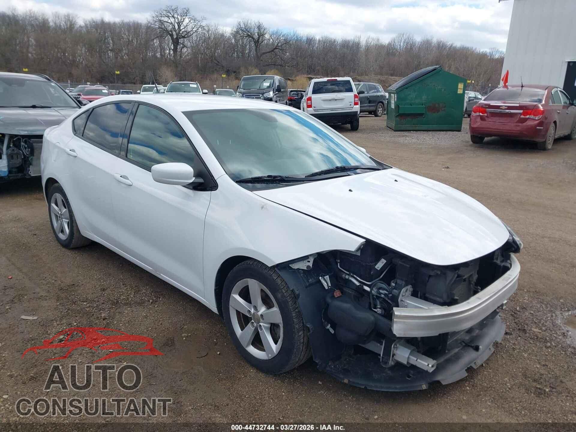DODGE DART 2016 - 1C3CDFBB5GD593123