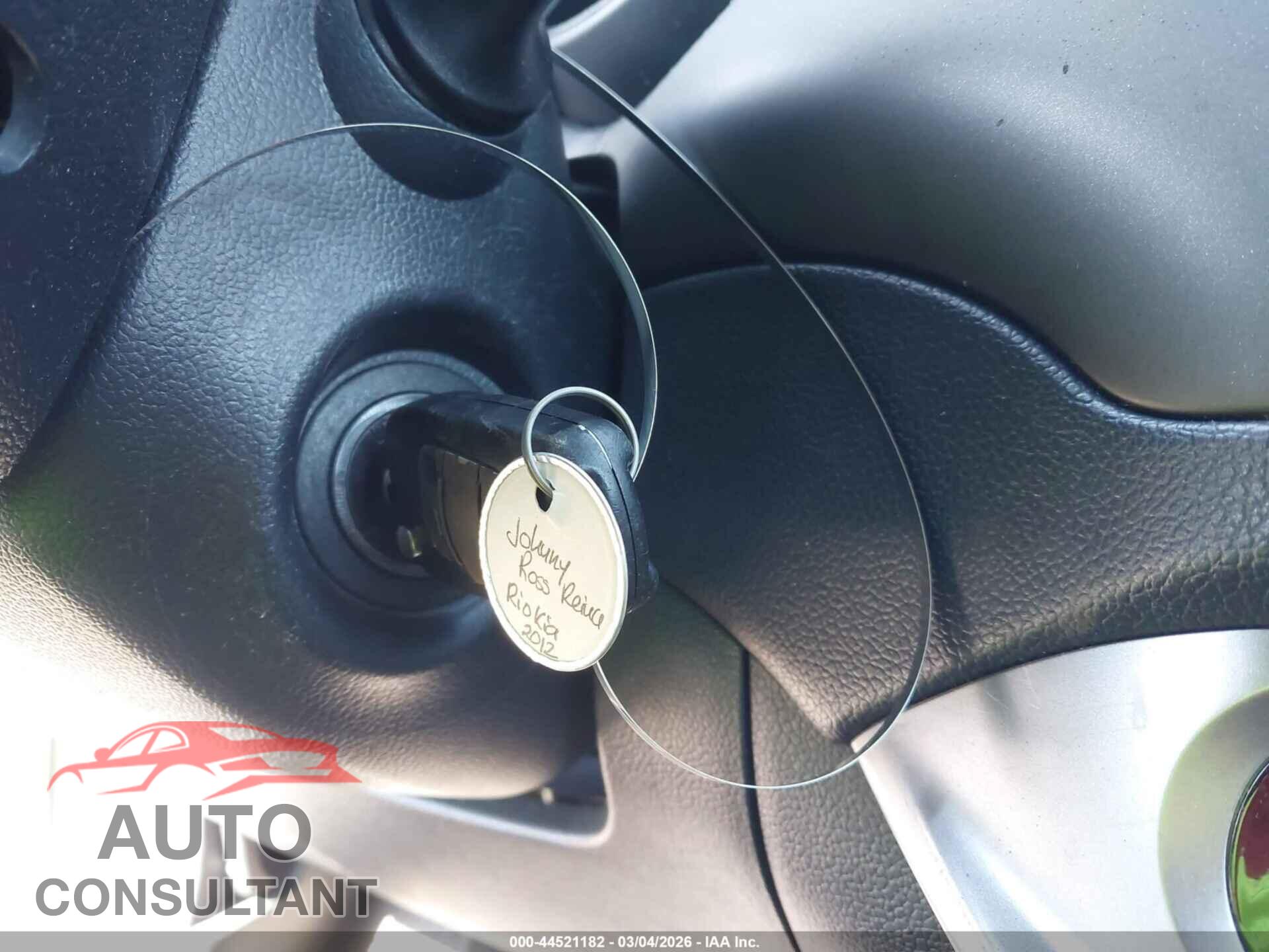 KIA RIO5 2012 - KNADN5A38C6067193