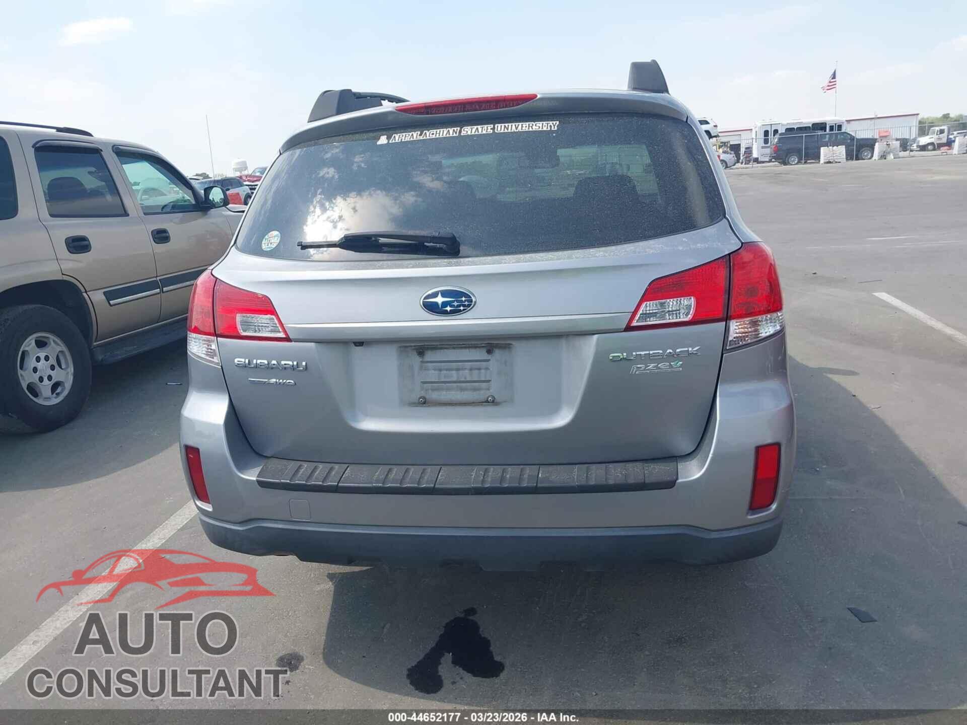 SUBARU OUTBACK 2011 - 4S4BRBGC7B3323887