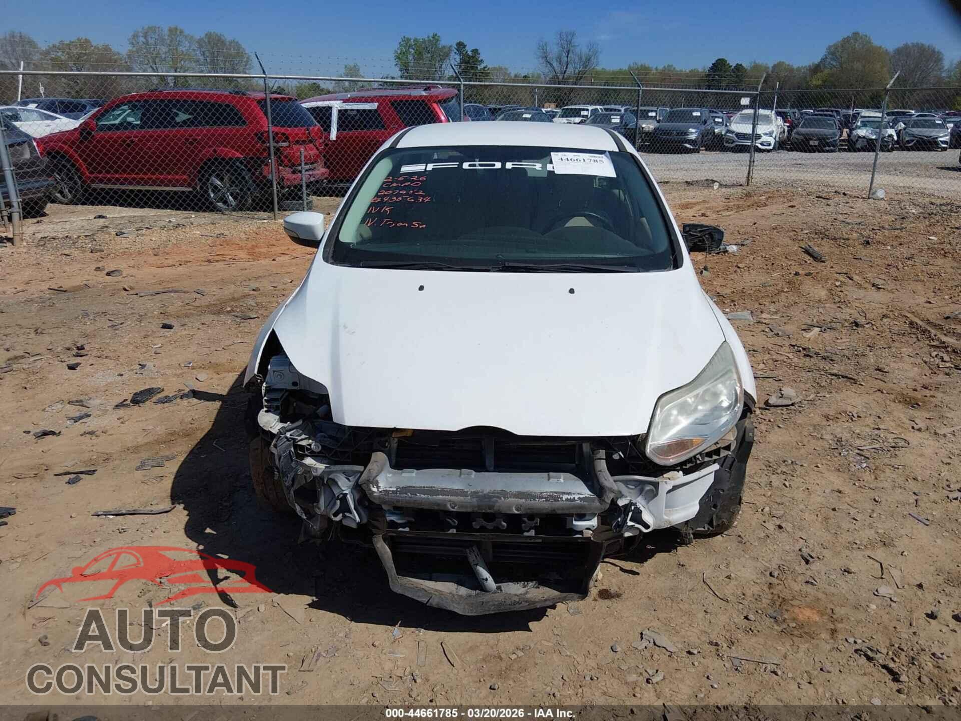 FORD FOCUS 2012 - 1FAHP3H24CL297952
