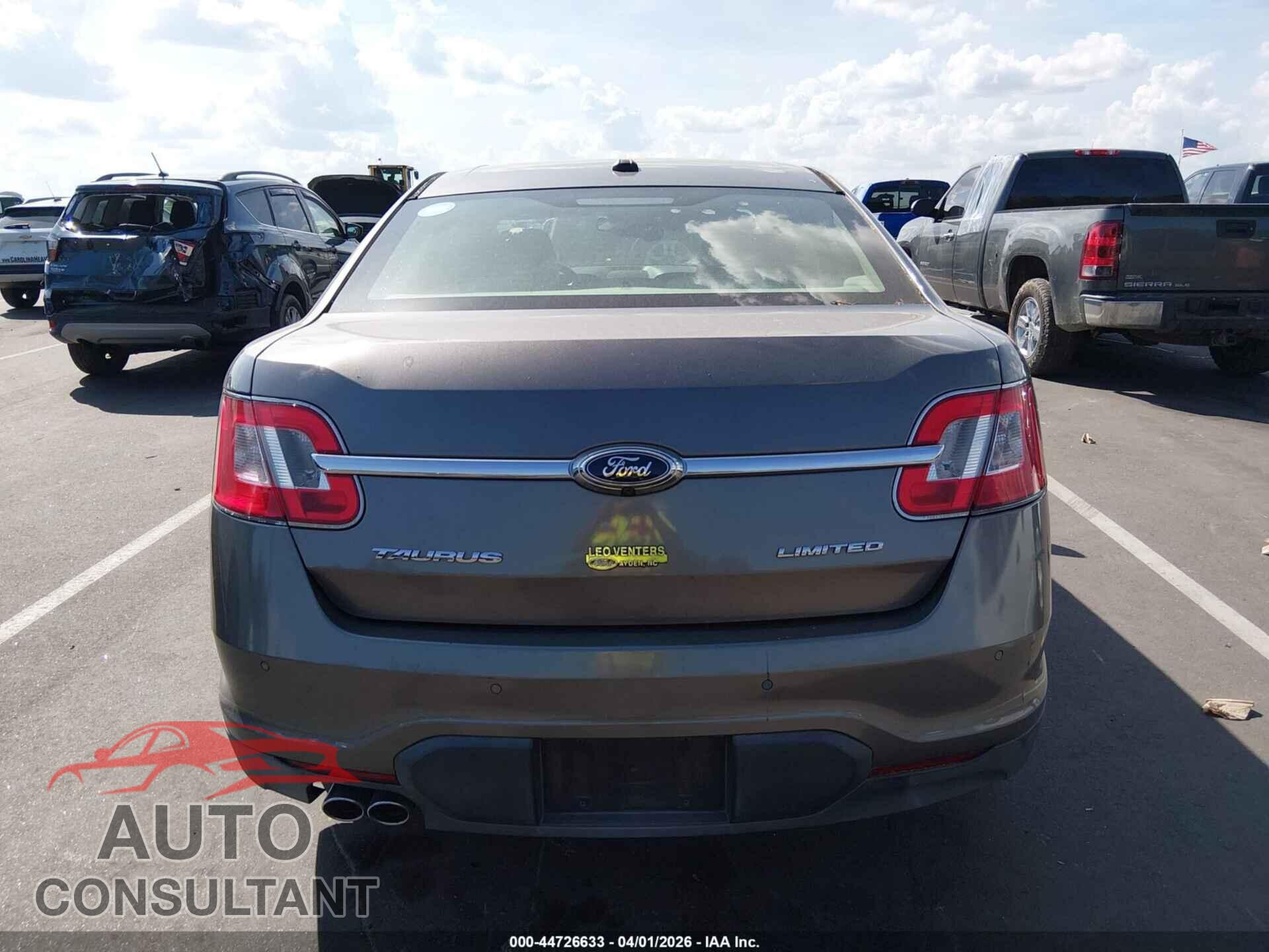 FORD TAURUS 2012 - 1FAHP2FW7CG101303