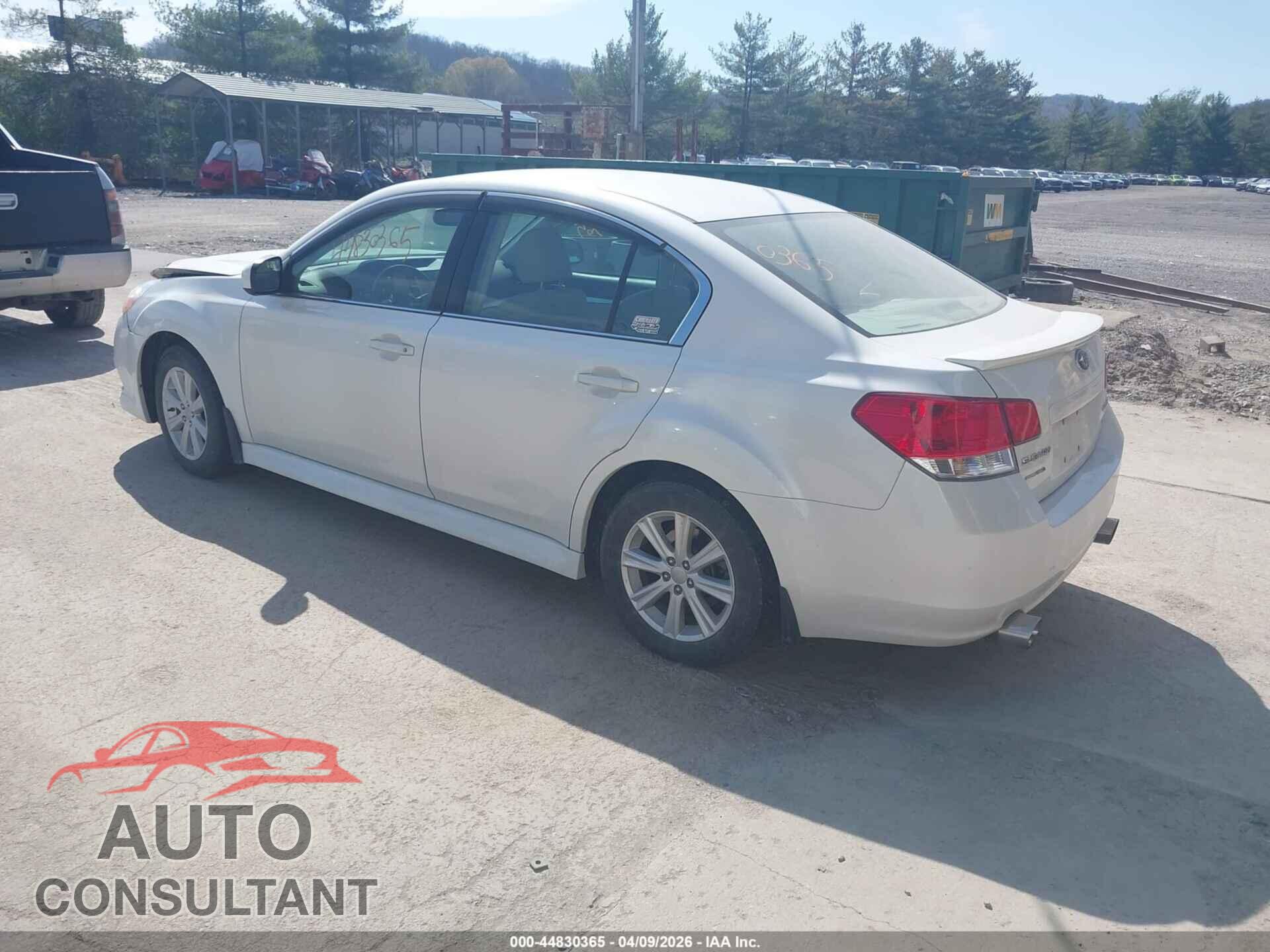 SUBARU LEGACY 2010 - 4S3BMBC68A3227381