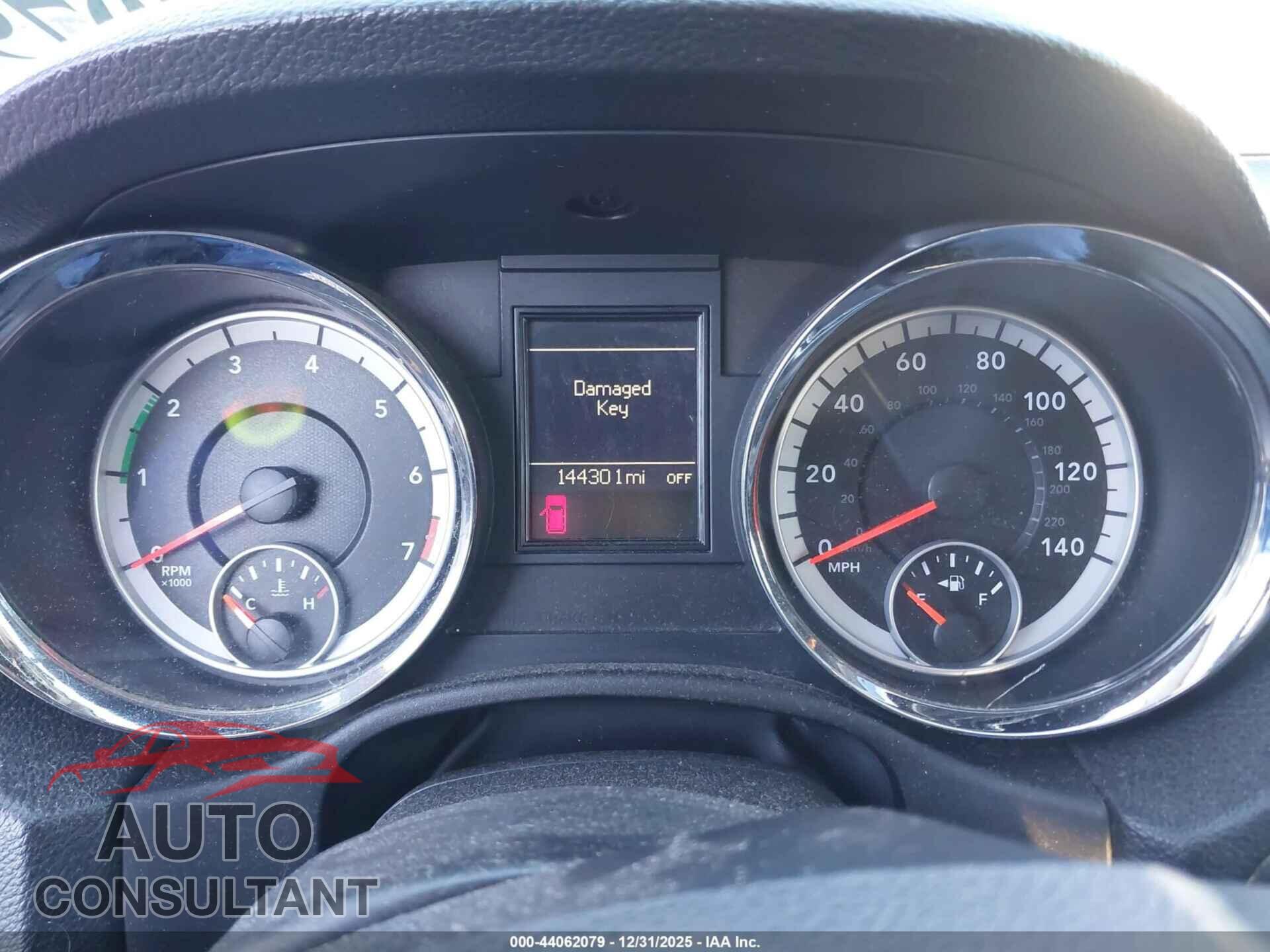 DODGE DURANGO 2012 - 1C4RDJAG4CC207068