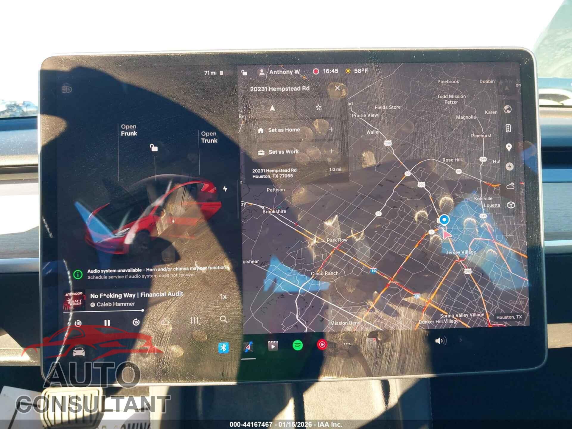 TESLA MODEL 3 2022 - 5YJ3E1EA0NF191918