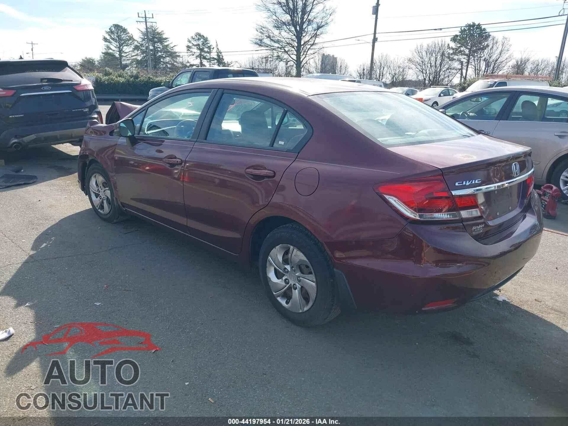 HONDA CIVIC 2013 - 2HGFB2F59DH535933
