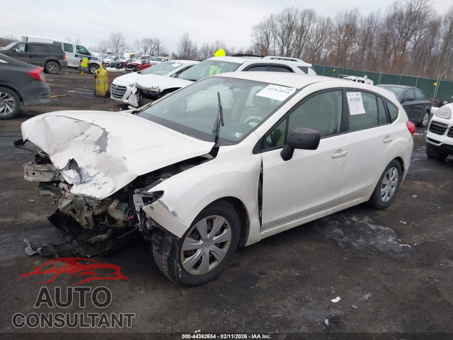 SUBARU IMPREZA 2012 - JF1GPAA63CH211207