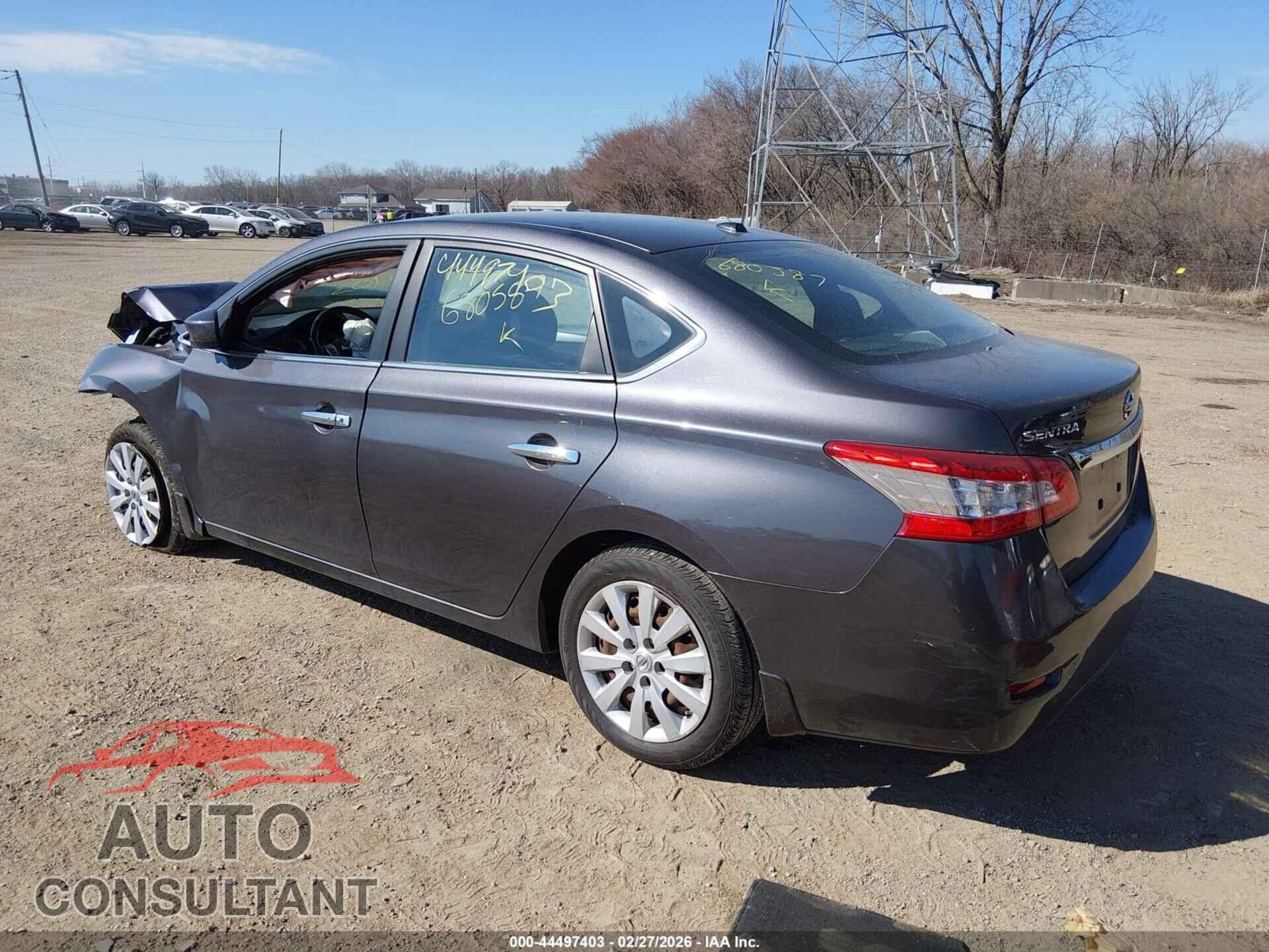 NISSAN SENTRA 2015 - 3N1AB7AP1FL680587