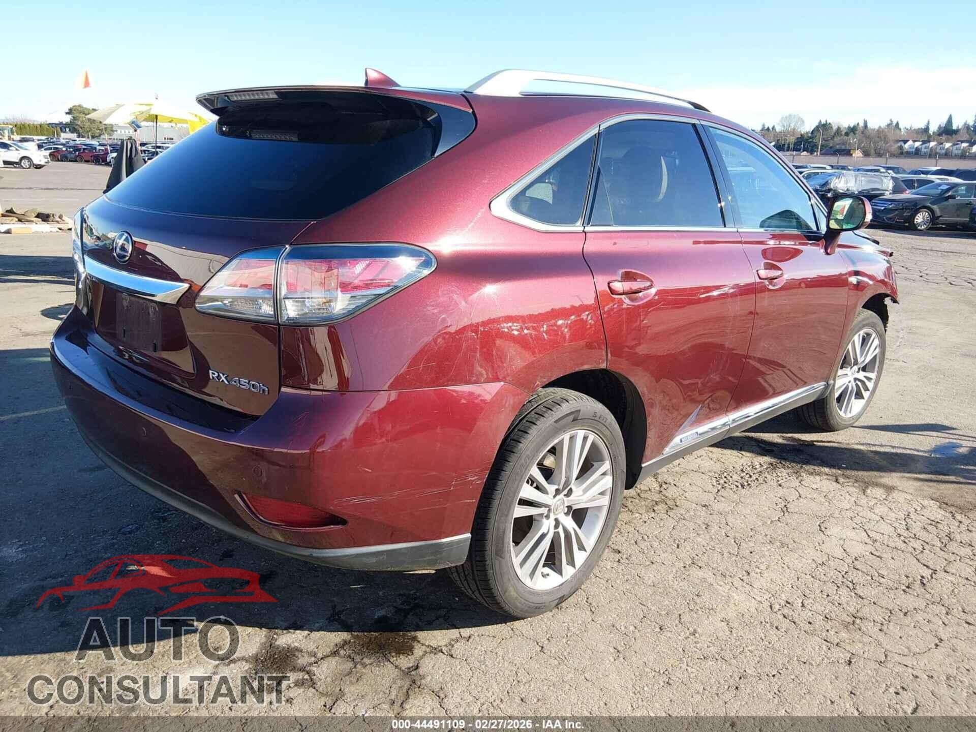 LEXUS RX 450H 2015 - 2T2BC1BA0FC003244