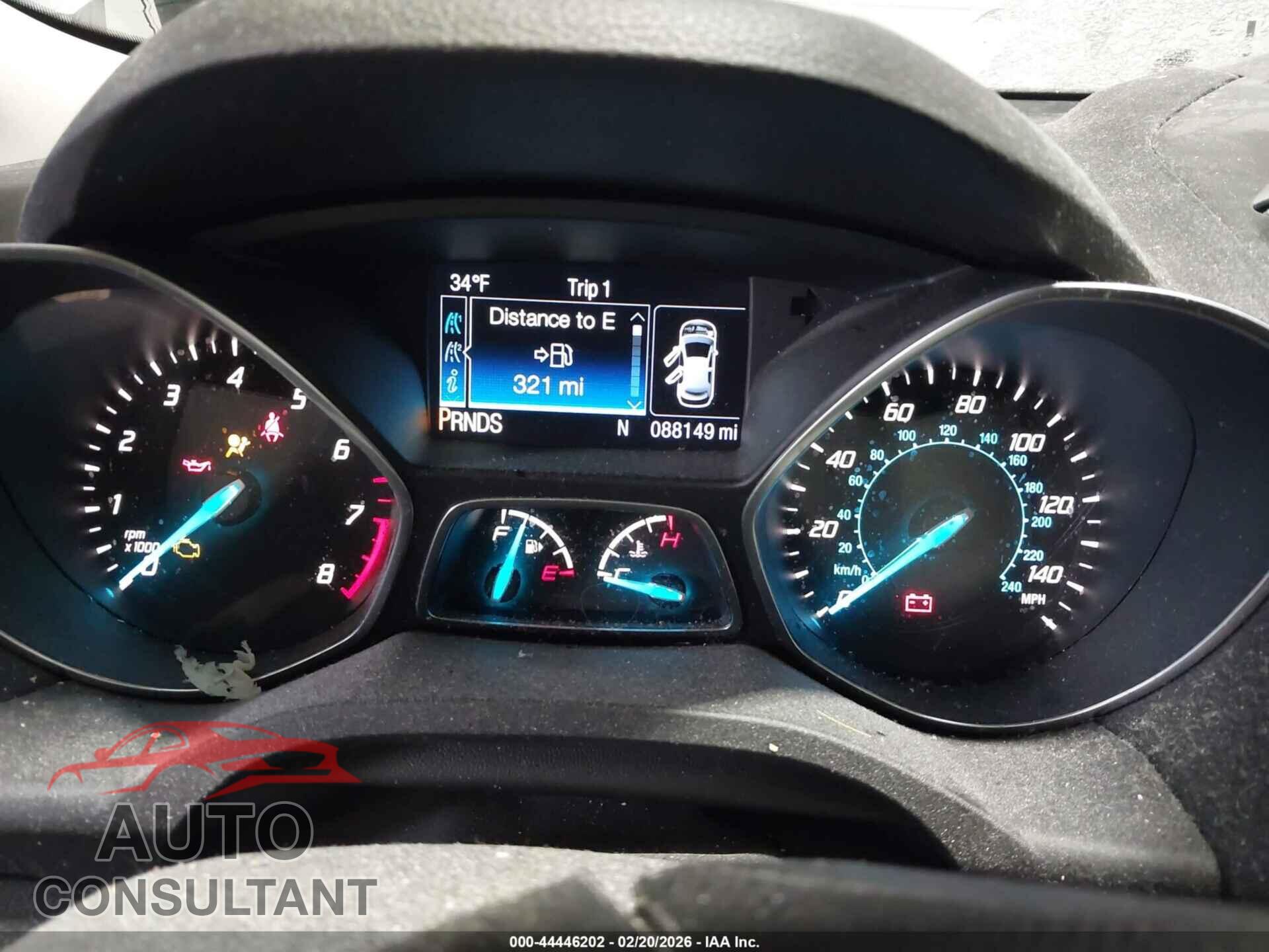 FORD ESCAPE 2016 - 1FMCU9G97GUB68890