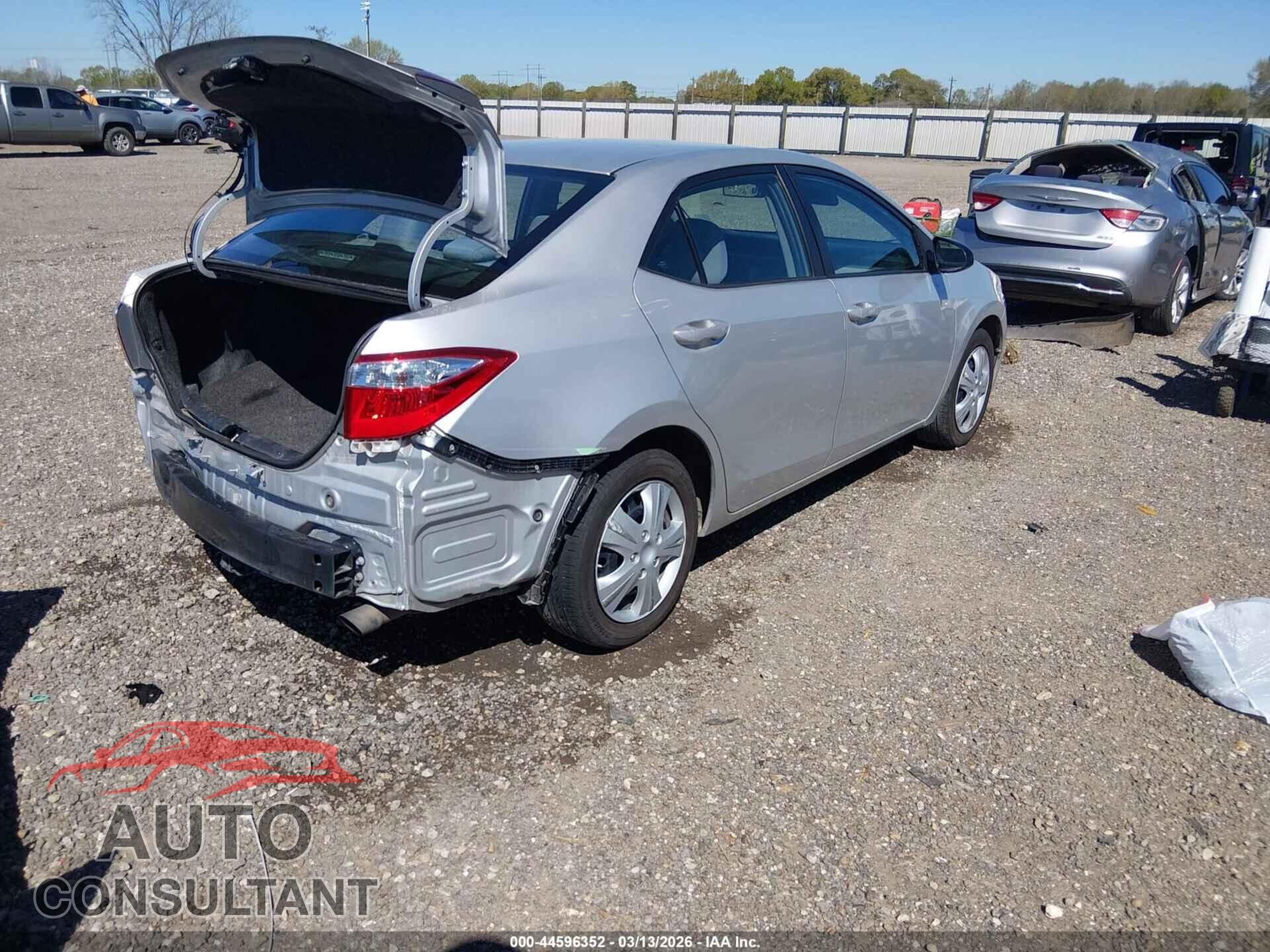 TOYOTA COROLLA 2016 - 5YFBURHE2GP456146