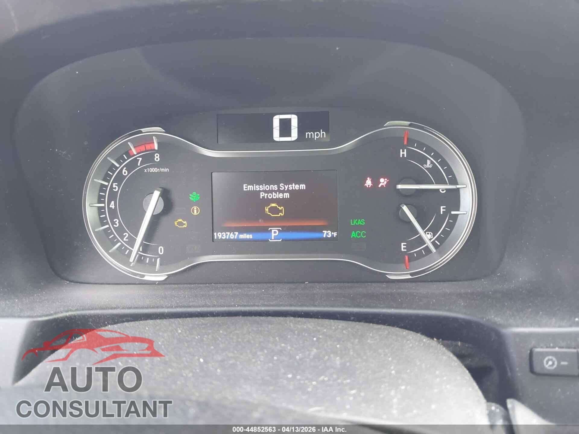HONDA PILOT 2016 - 5FNYF6H02GB071107