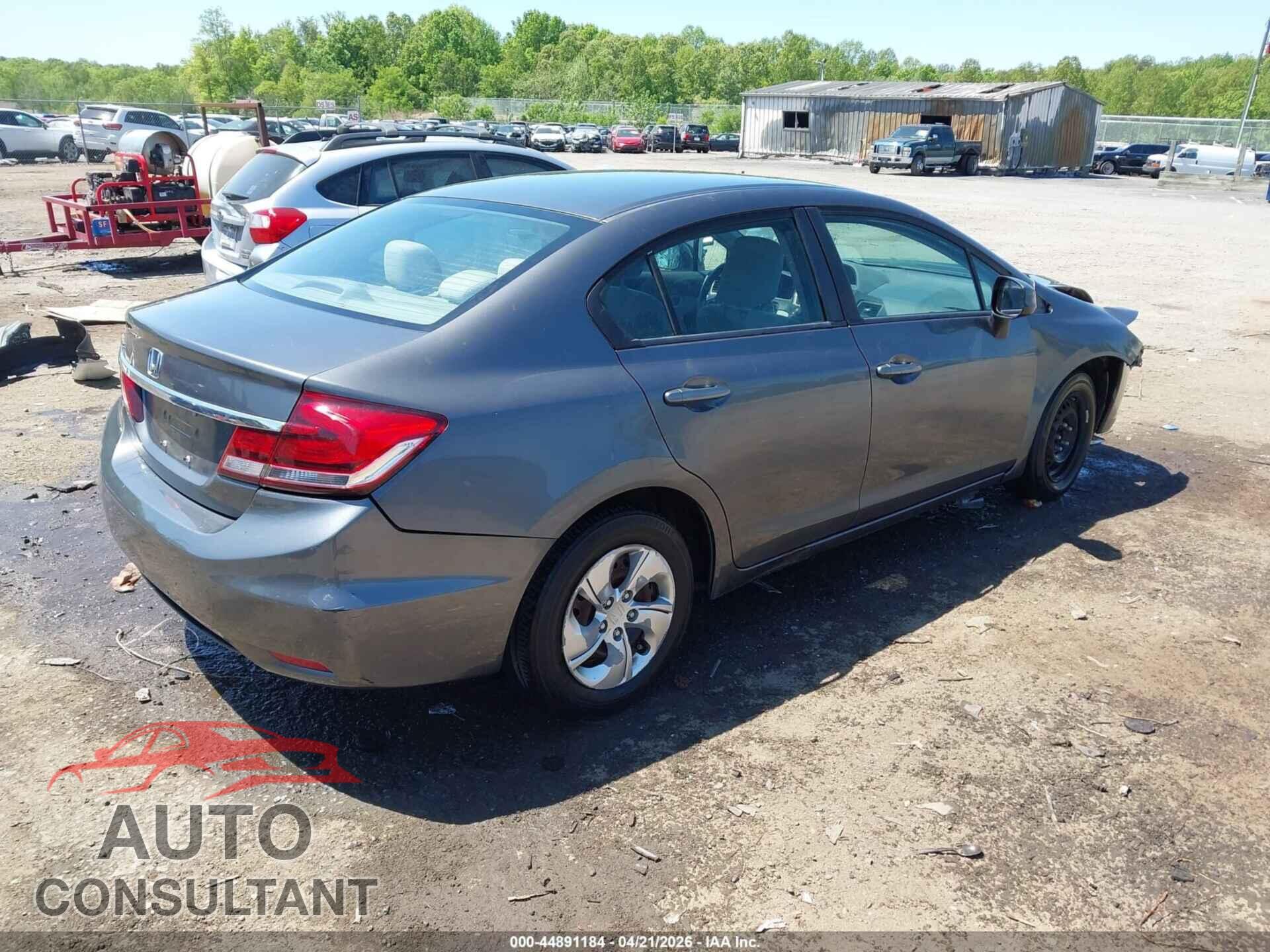 HONDA CIVIC 2013 - 2HGFB2F51DH534663