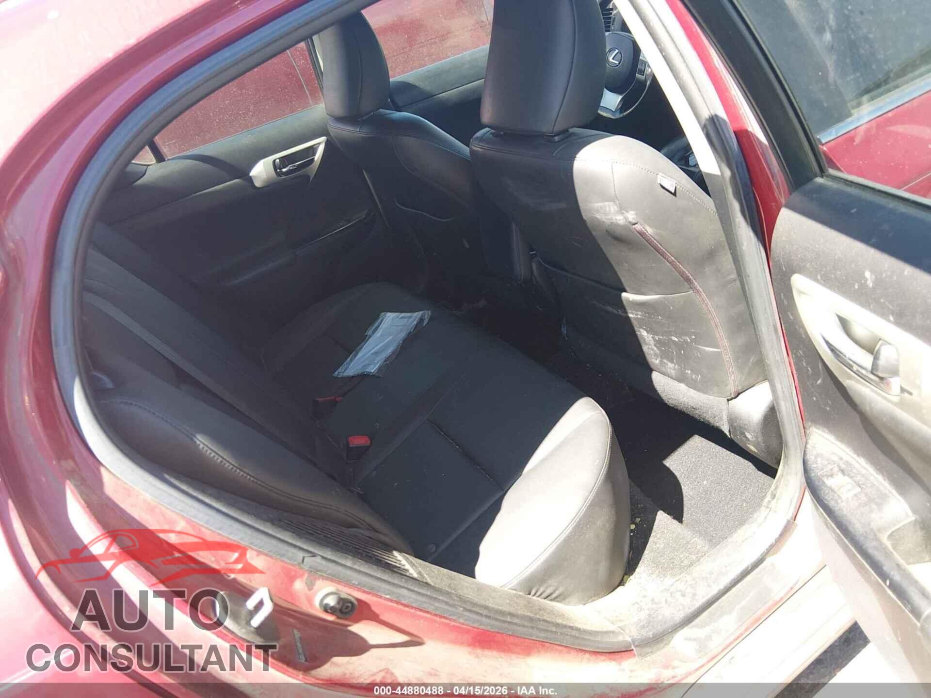 LEXUS CT 200H 2011 - JTHKD5BH1B2042888