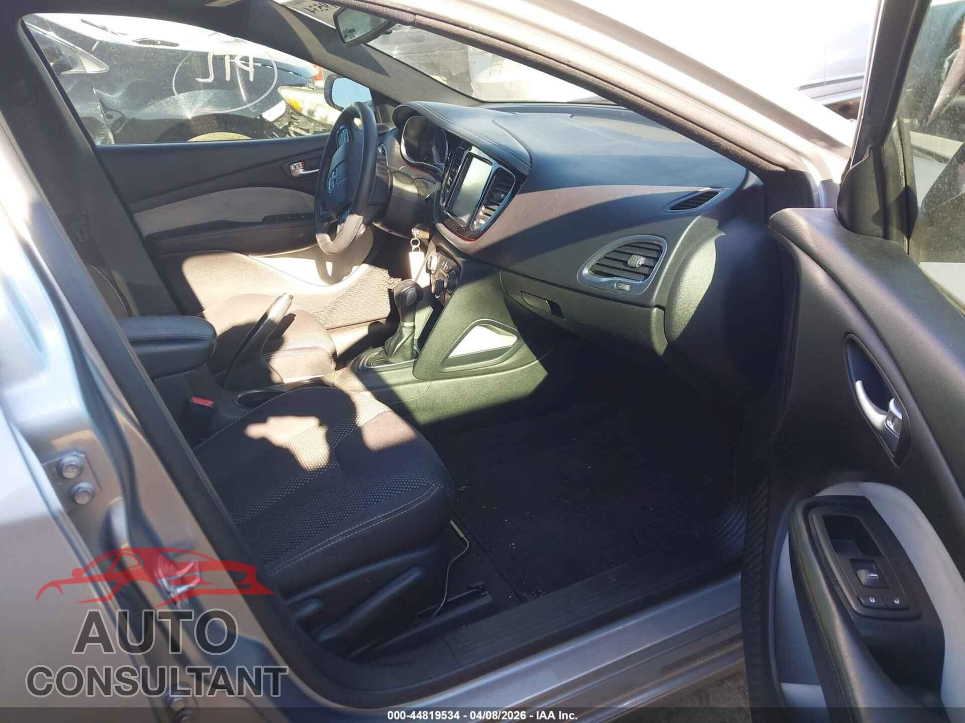 DODGE DART 2015 - 1C3CDFBB6FD213172