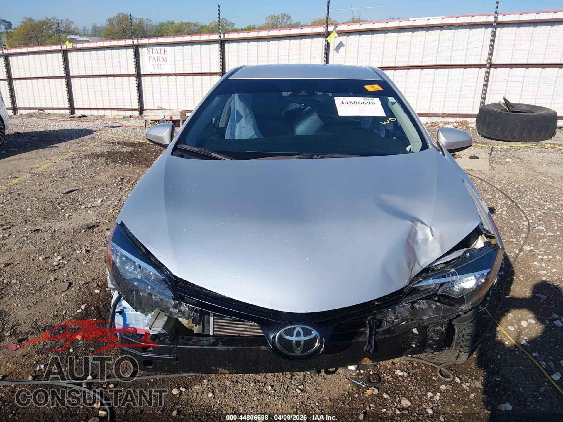 TOYOTA COROLLA 2017 - 5YFBURHE6HP721605
