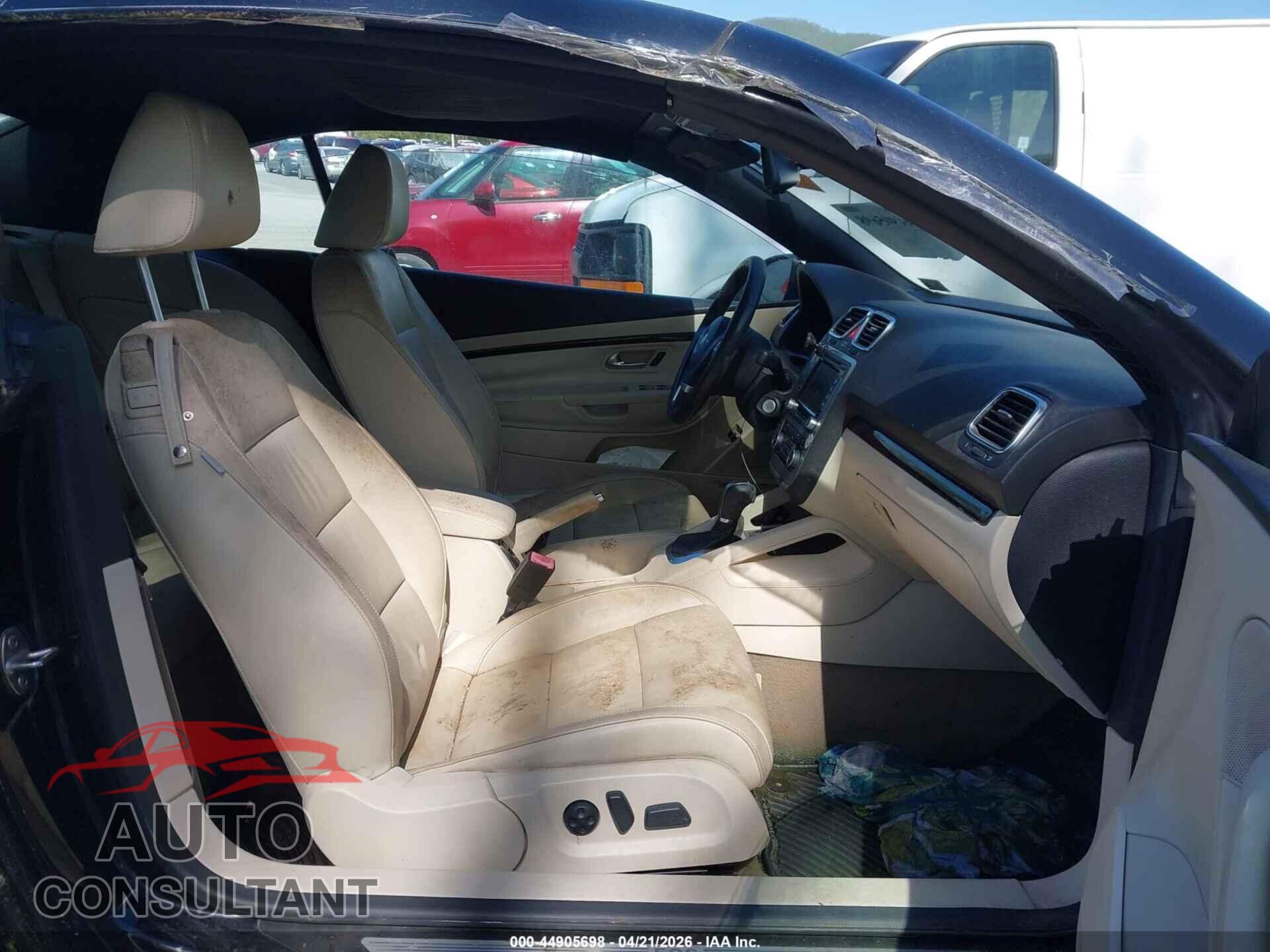 VOLKSWAGEN EOS 2012 - WVWFW7AH6CV016782