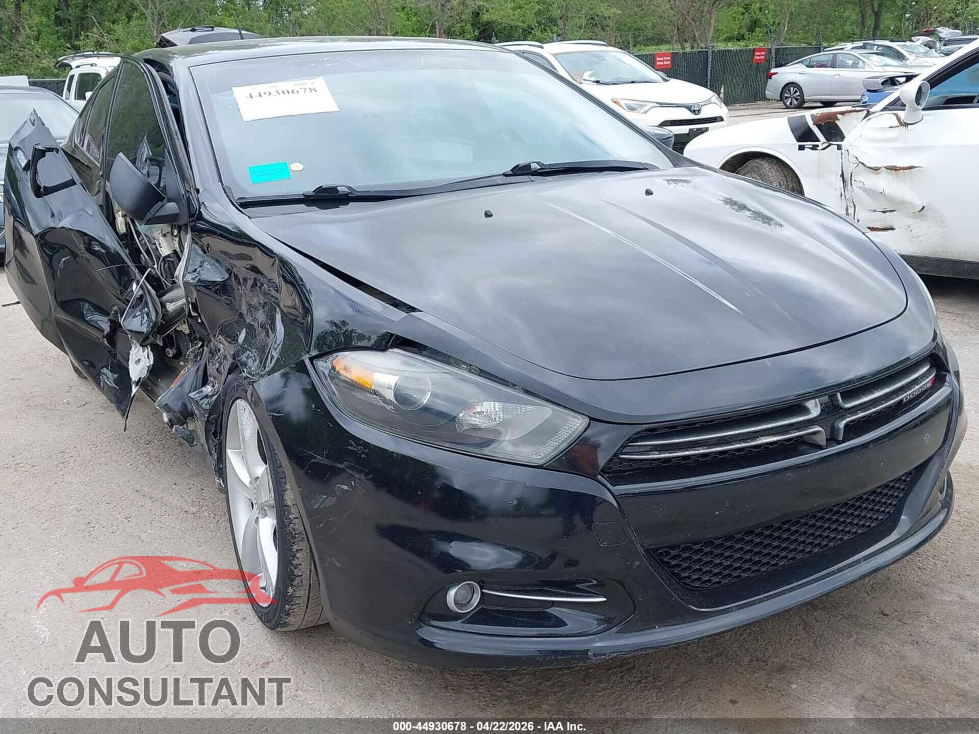 DODGE DART 2015 - 1C3CDFEB7FD404403