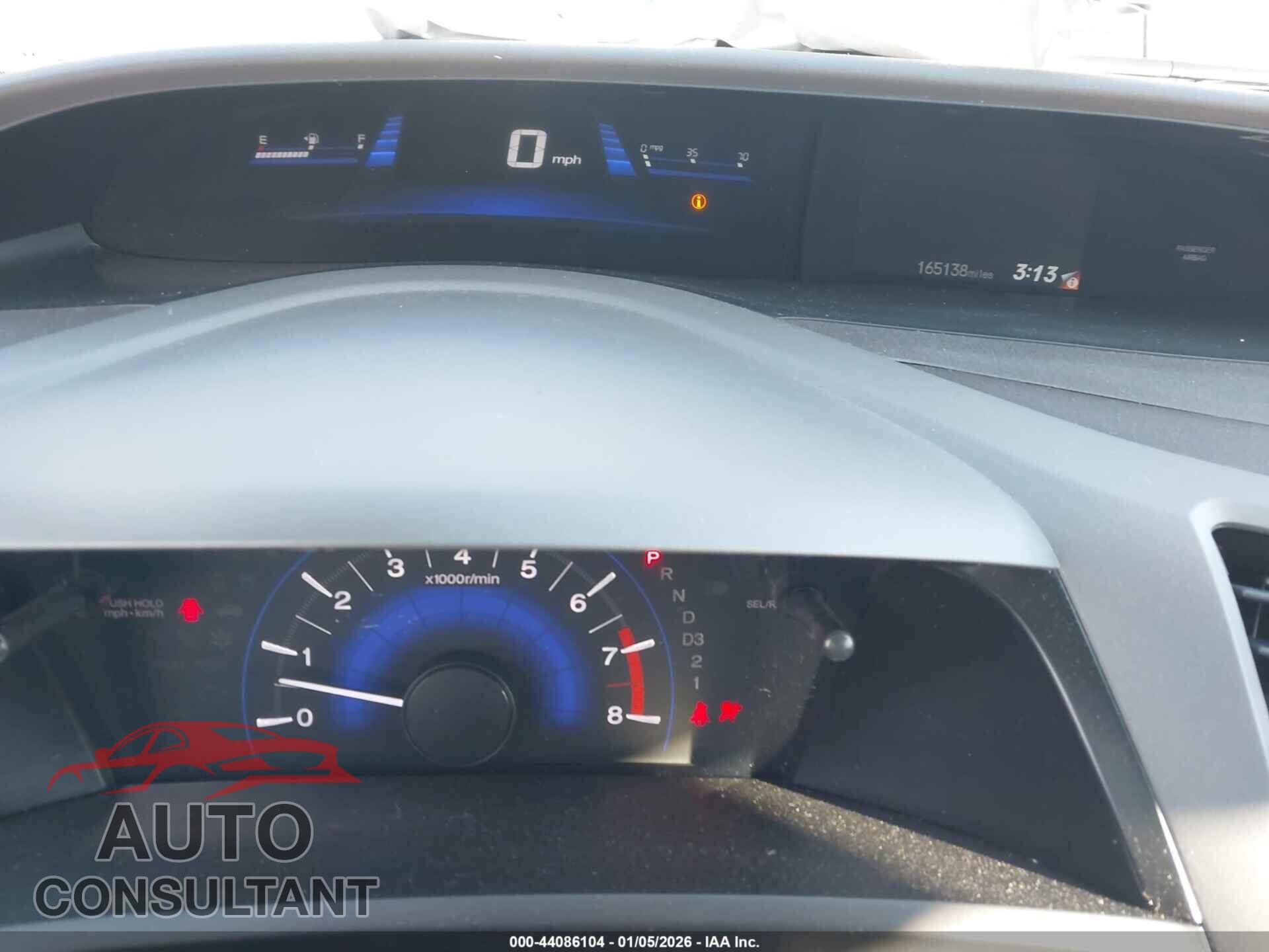 HONDA CIVIC 2012 - 19XFB2F55CE059642