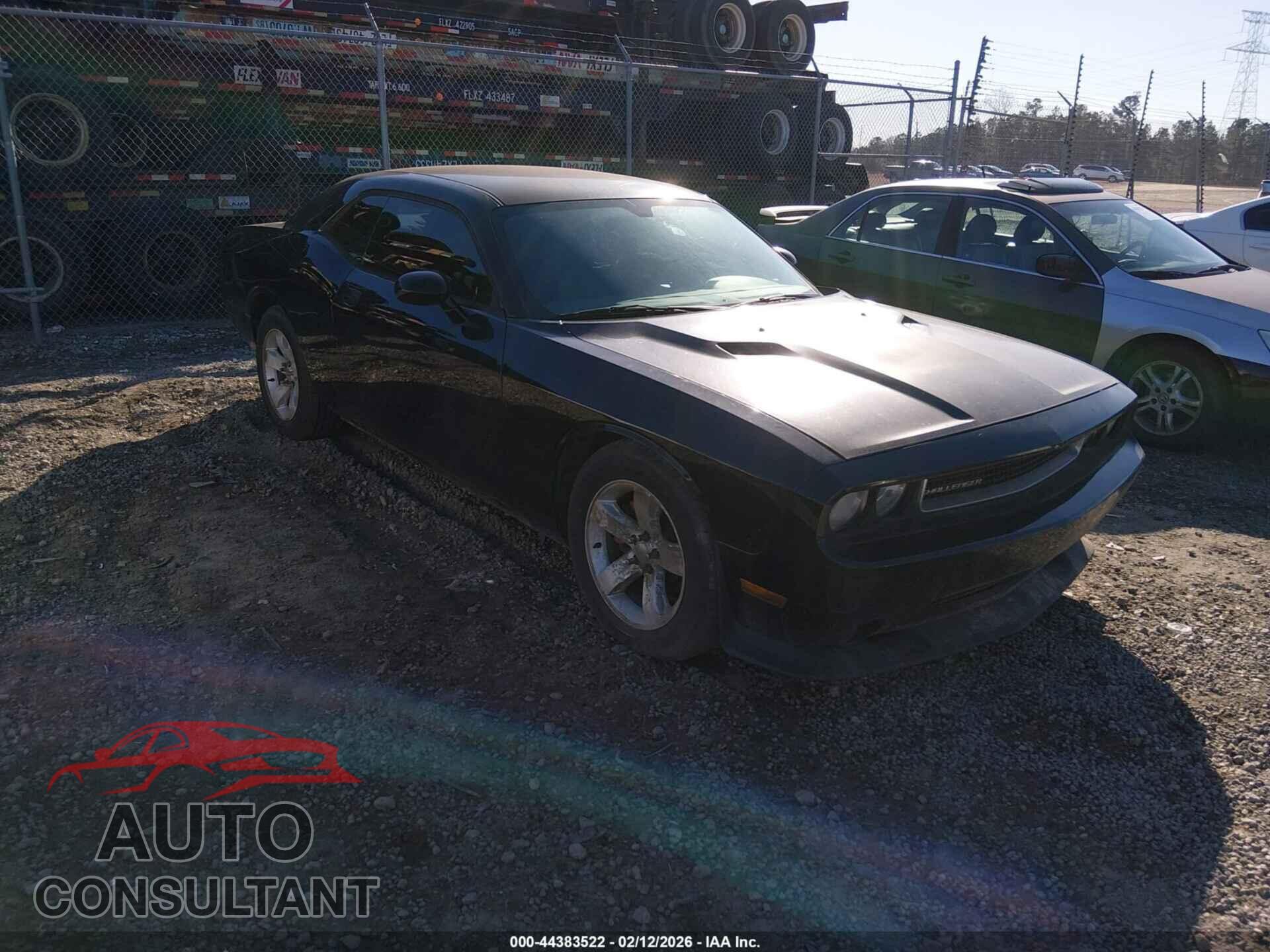 DODGE CHALLENGER 2013 - 2C3CDYAG8DH663110