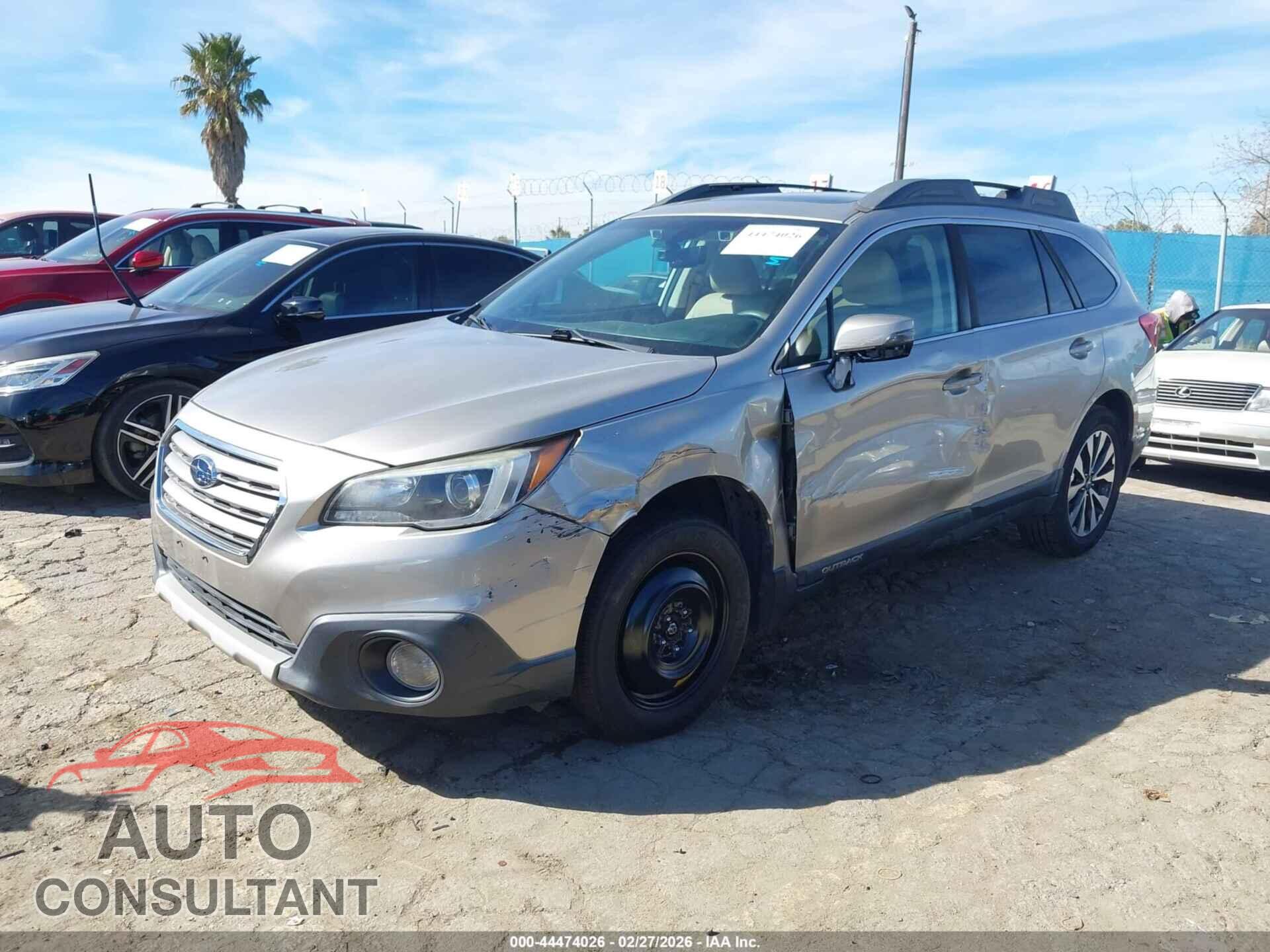 SUBARU OUTBACK 2017 - 4S4BSANC9H3410989