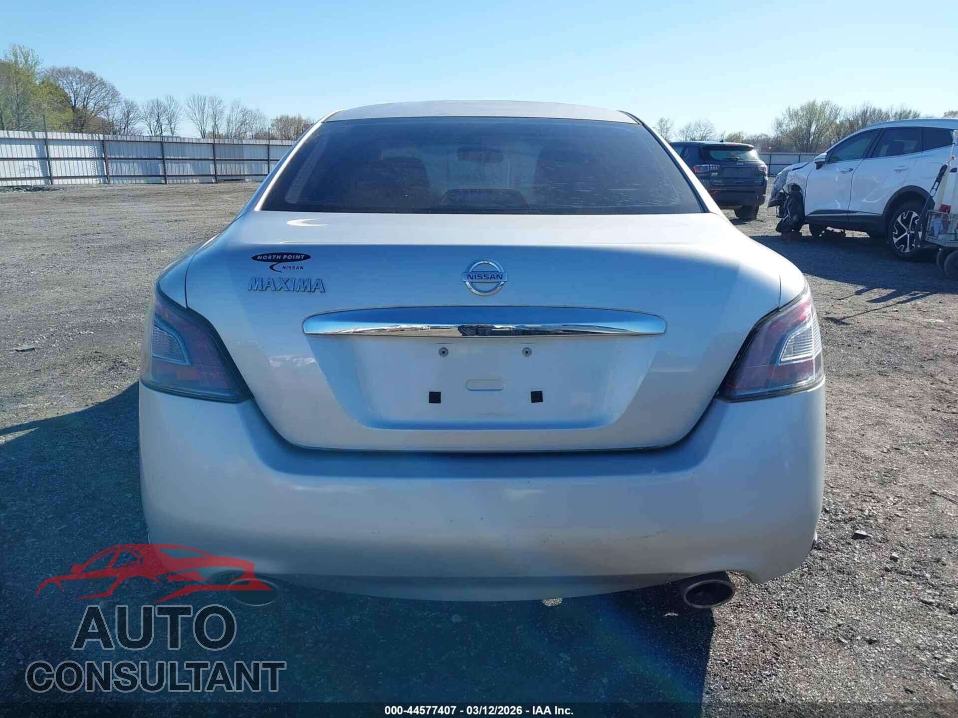 NISSAN MAXIMA 2013 - 1N4AA5APXDC807498