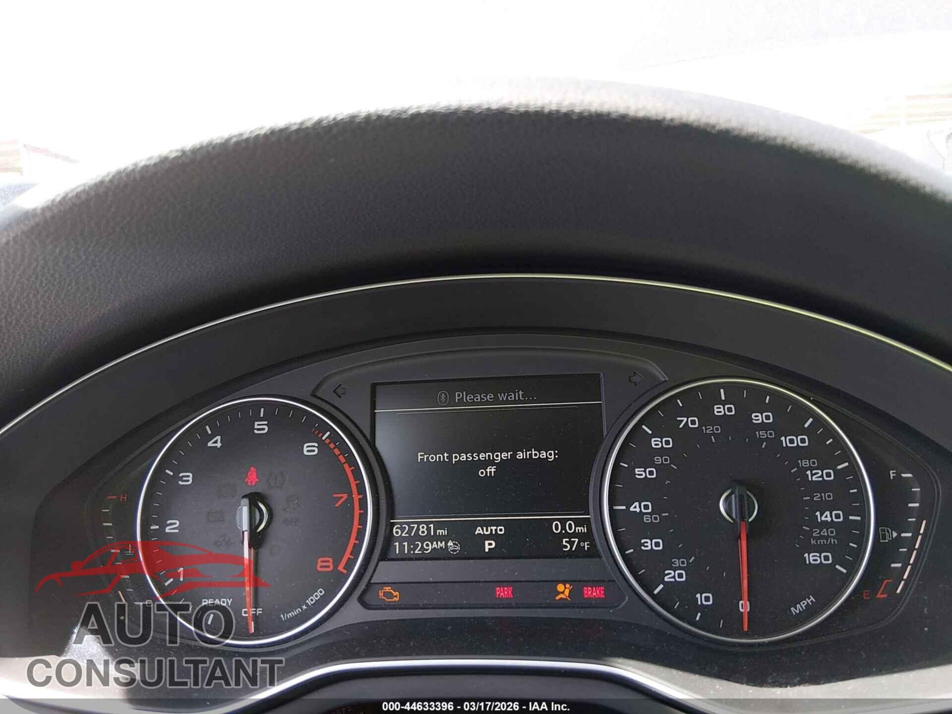 AUDI A4 2017 - WAUGMAF44HN062354