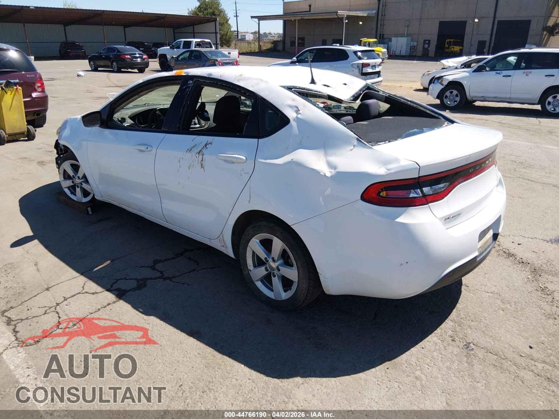 DODGE DART 2016 - 1C3CDFBB6GD515272