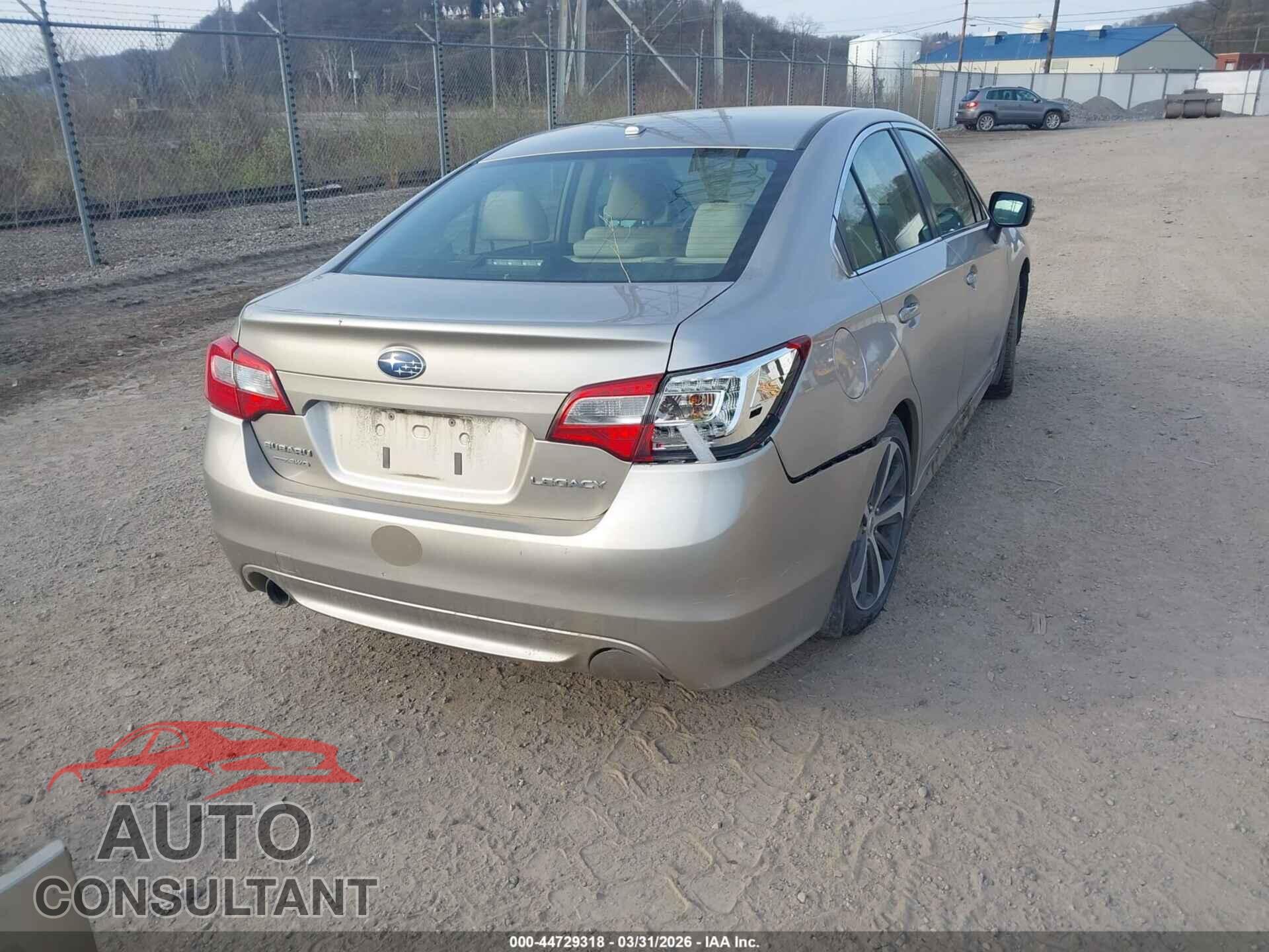 SUBARU LEGACY 2015 - 4S3BNBN62F3046407