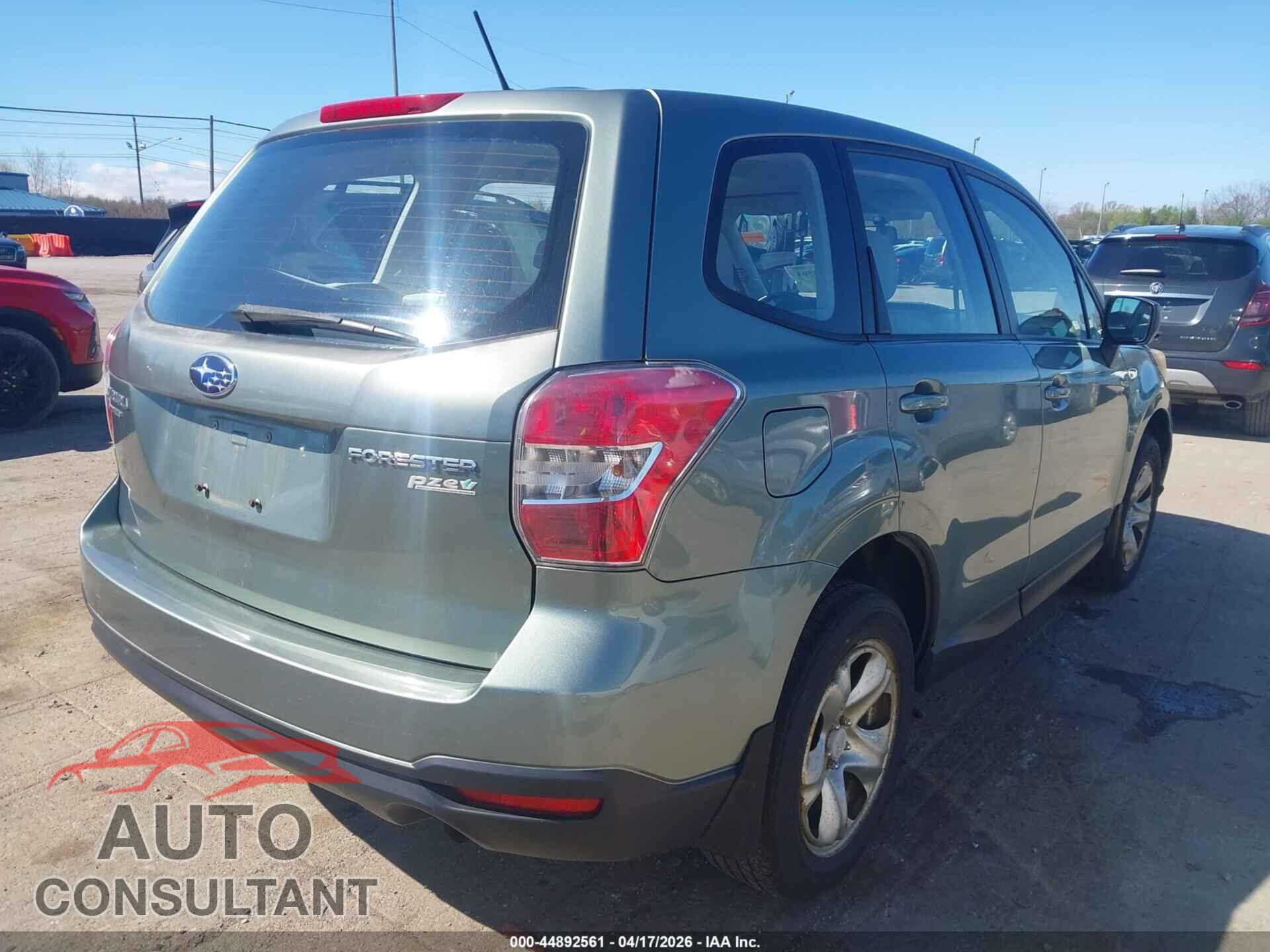 SUBARU FORESTER 2014 - JF2SJAAC7EH443616