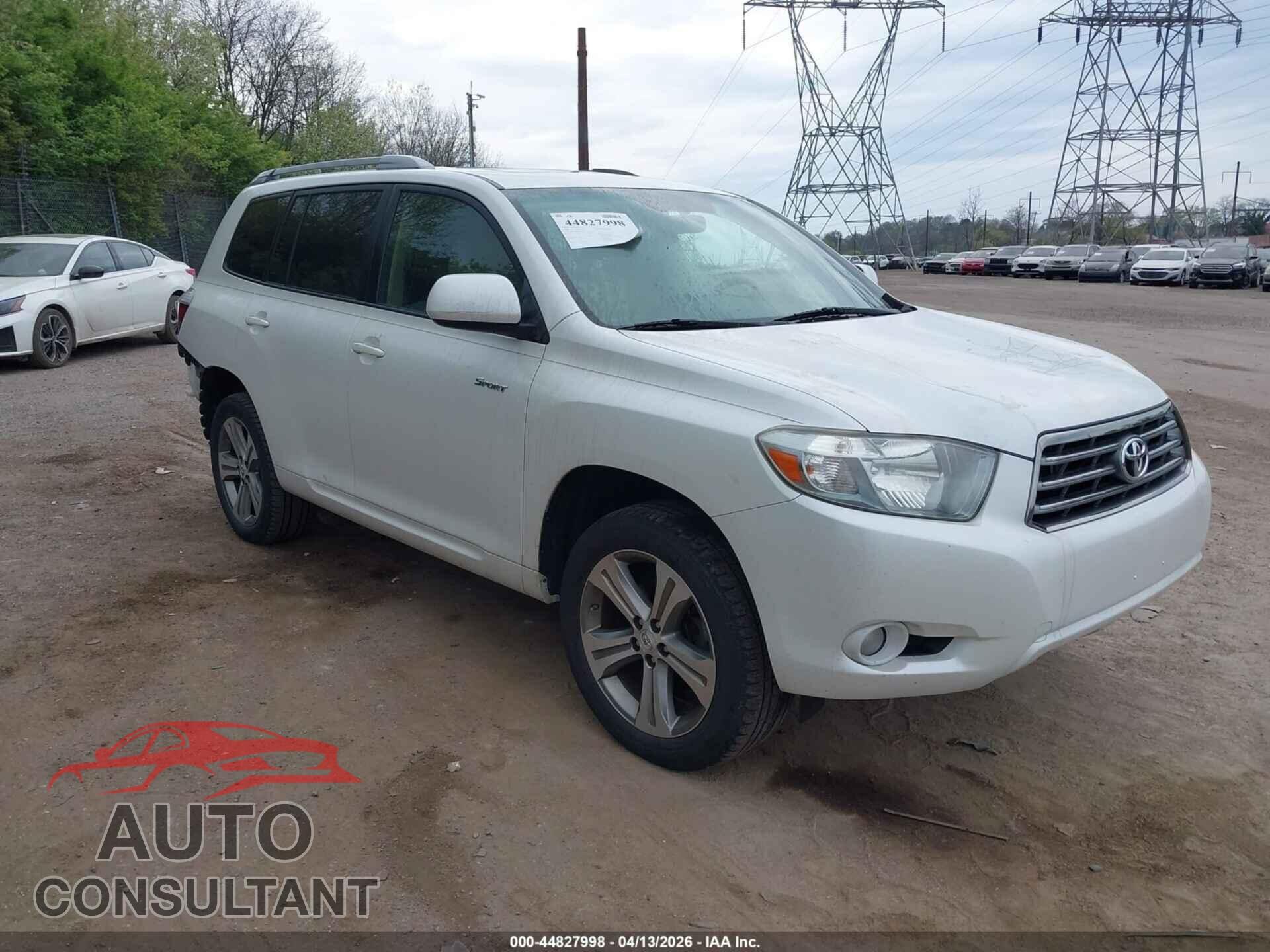 TOYOTA HIGHLANDER 2009 - JTEES43A192124092