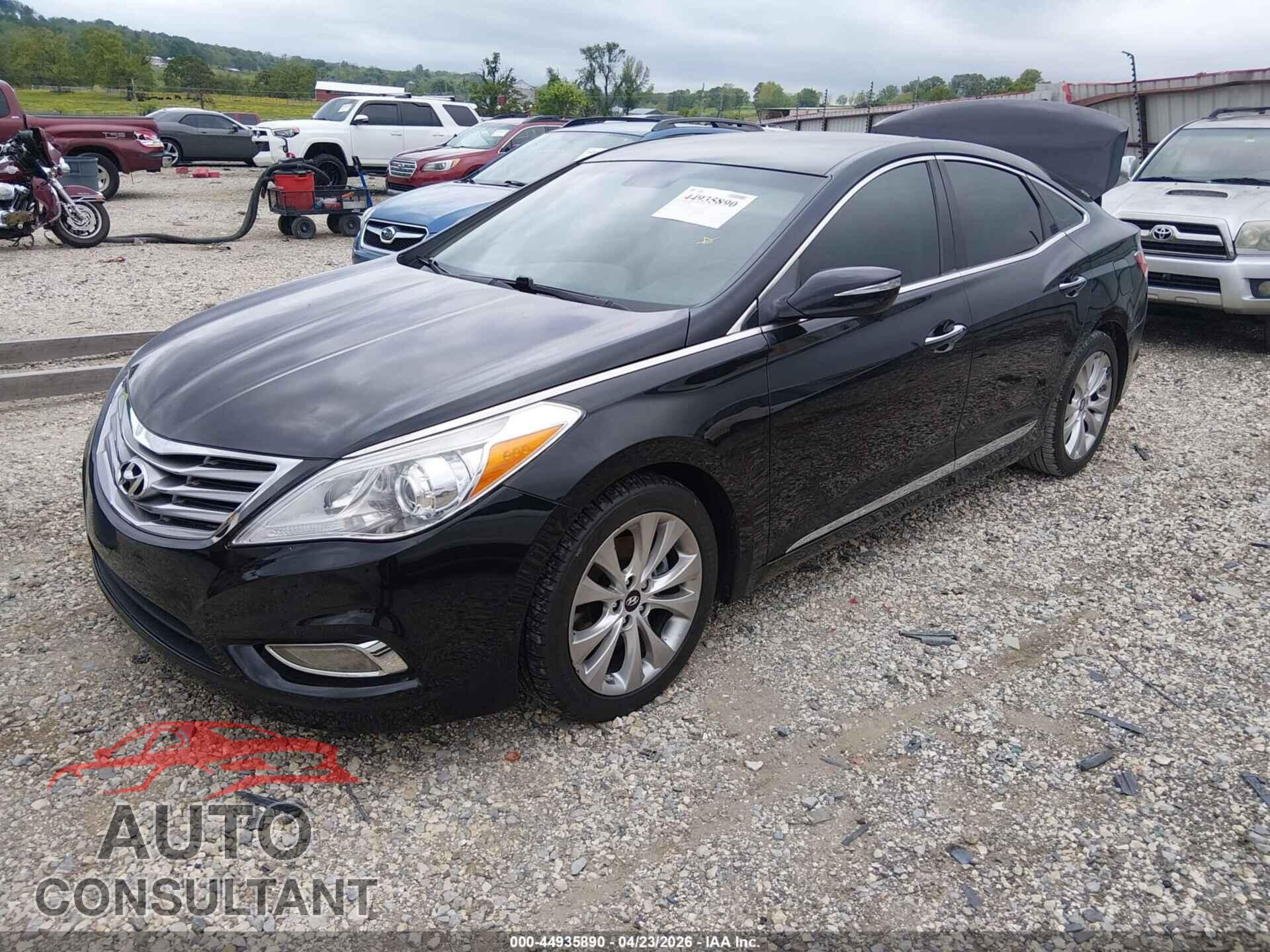 HYUNDAI AZERA 2012 - KMHFG4JG3CA160344