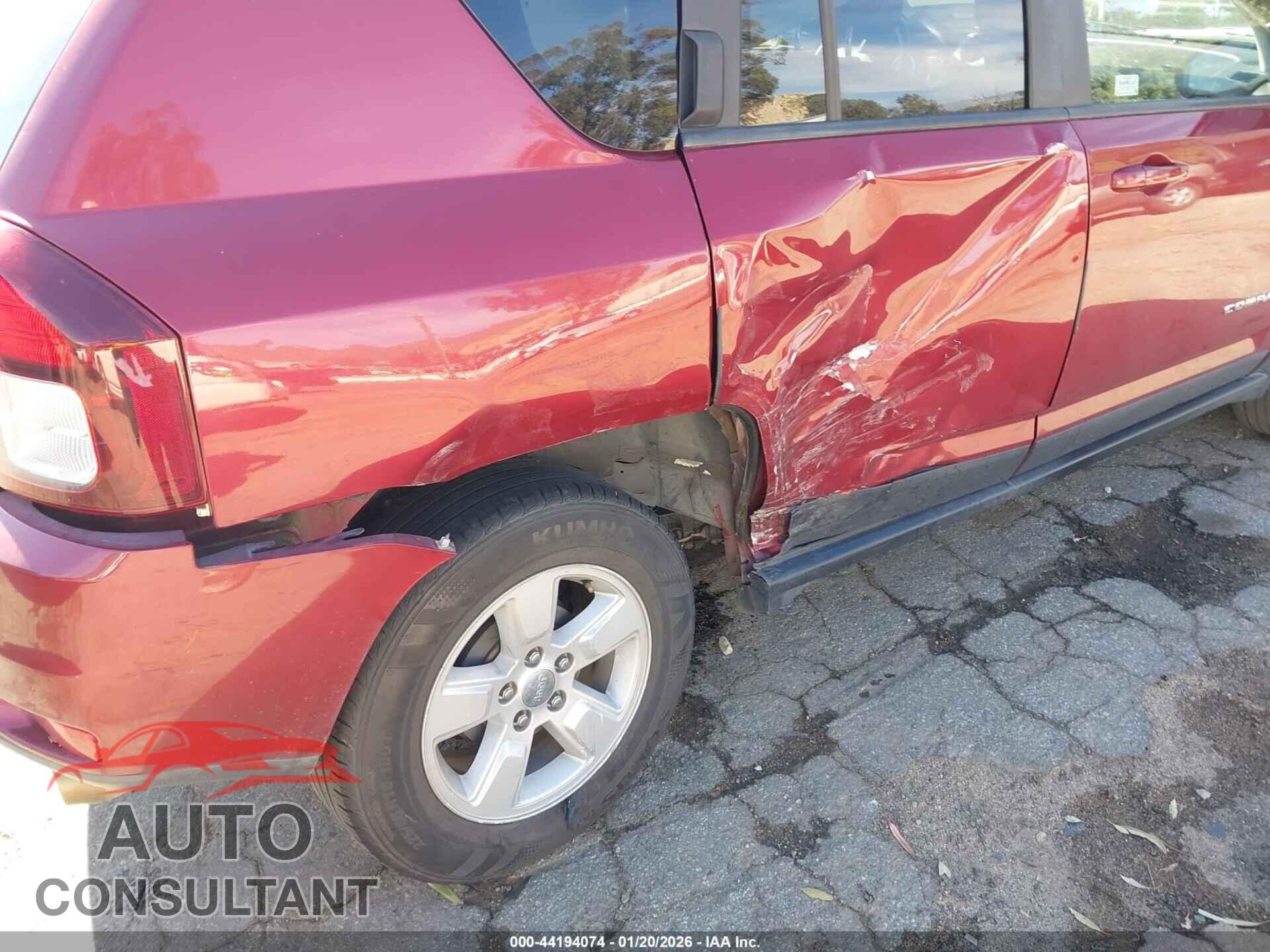 JEEP COMPASS 2017 - 1C4NJCEB6HD182614